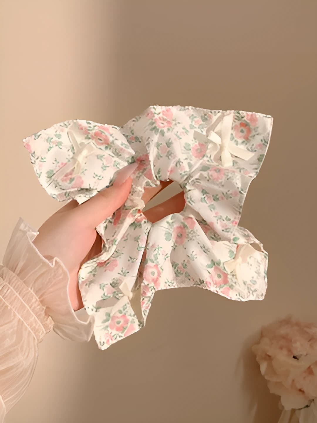 2# Pink-green floral
