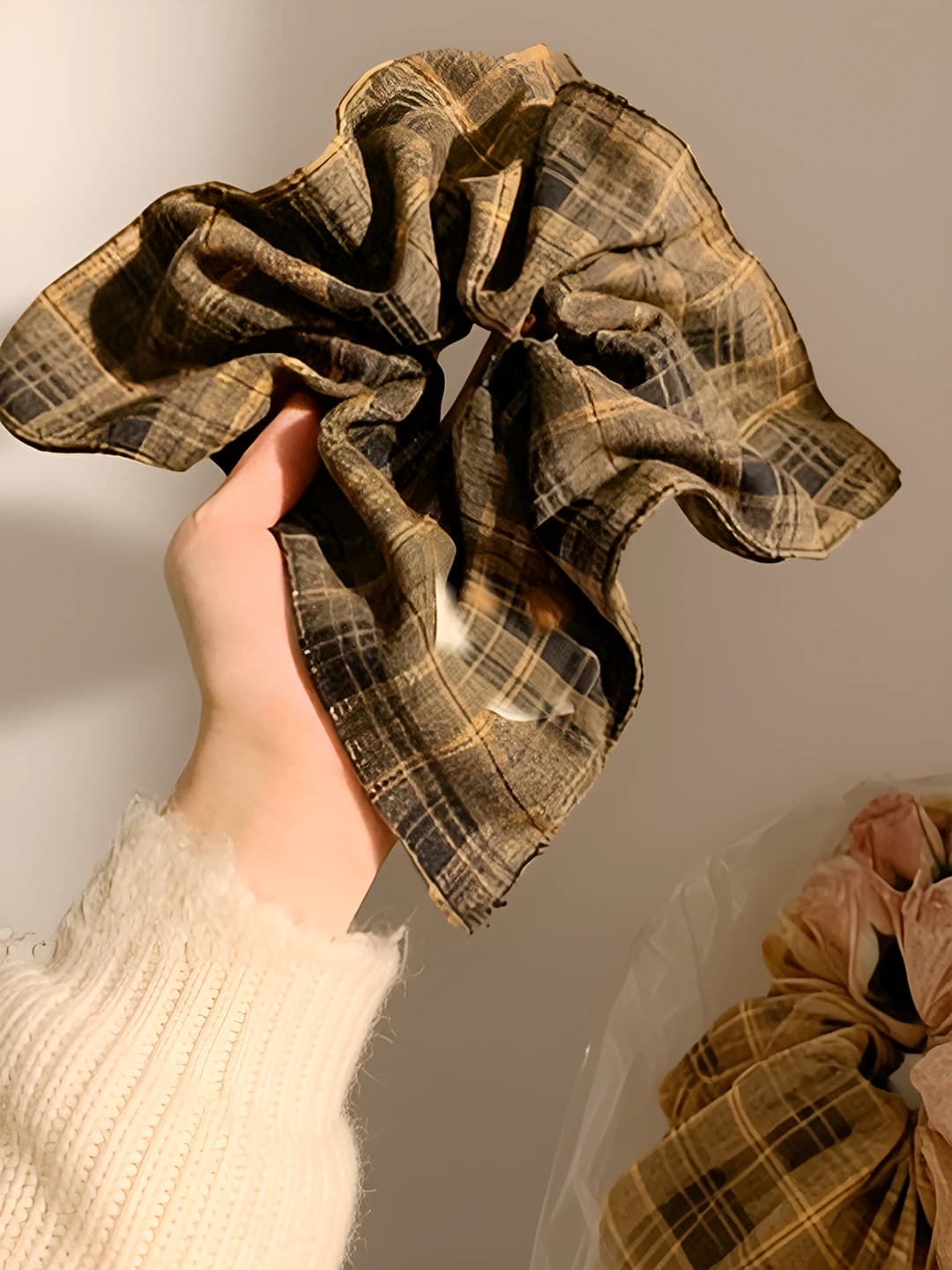 1# Coffee plaid 22 cm
