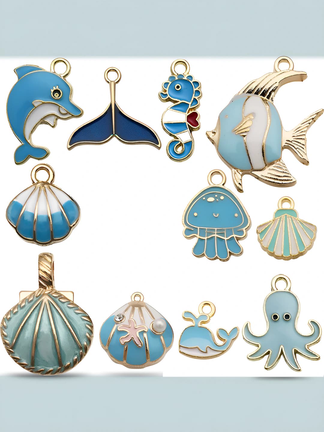 12 pc mixed light blue series