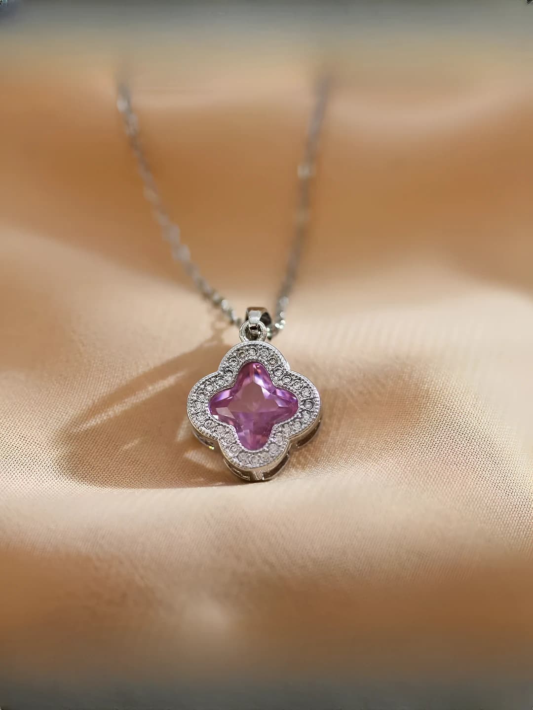 Серебро-розовый