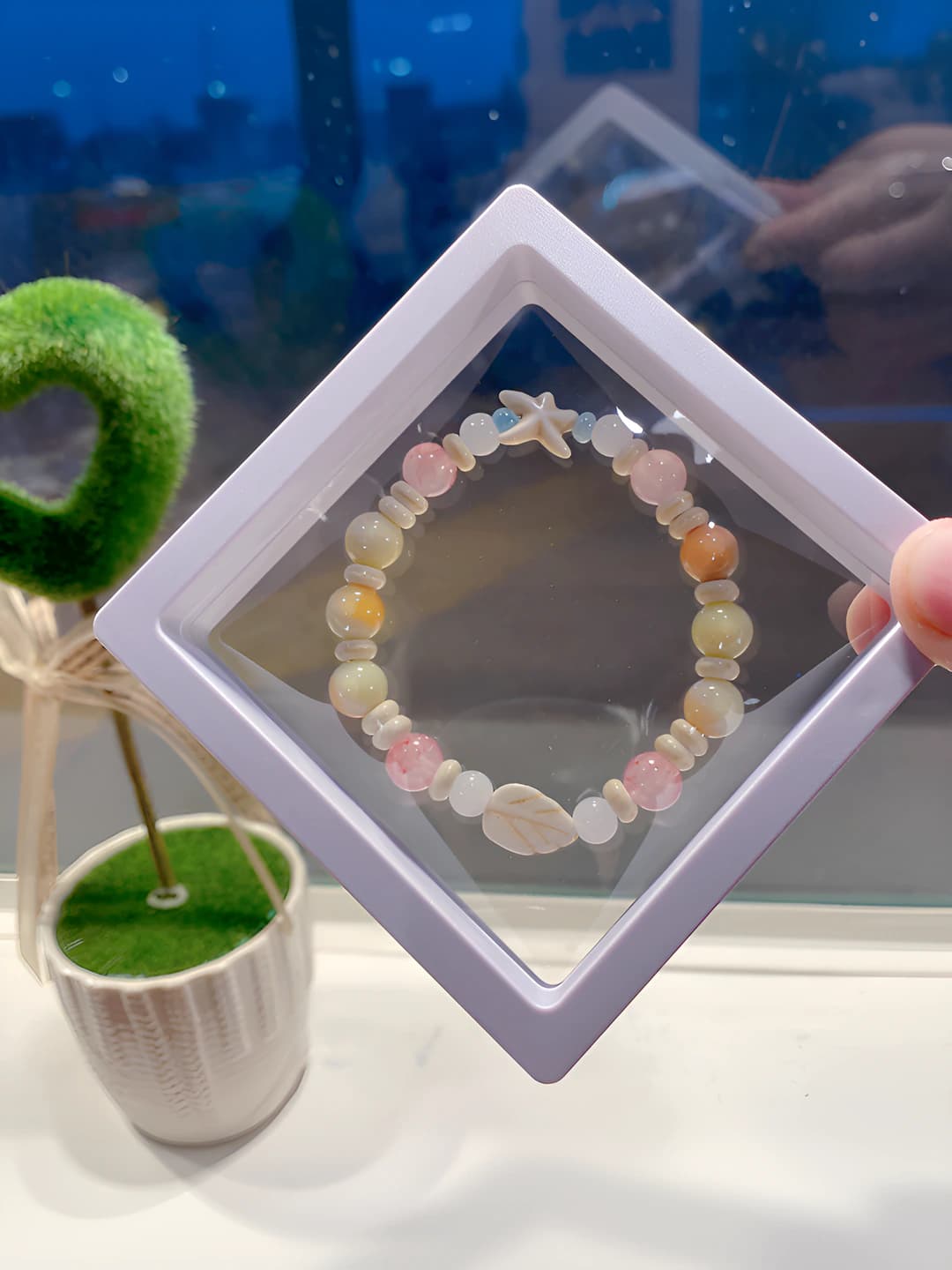 Orange bracelet