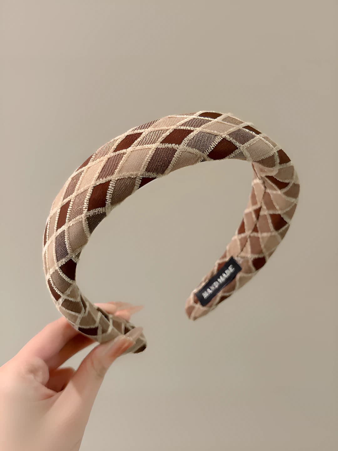 Coffee plaid, 3 cm