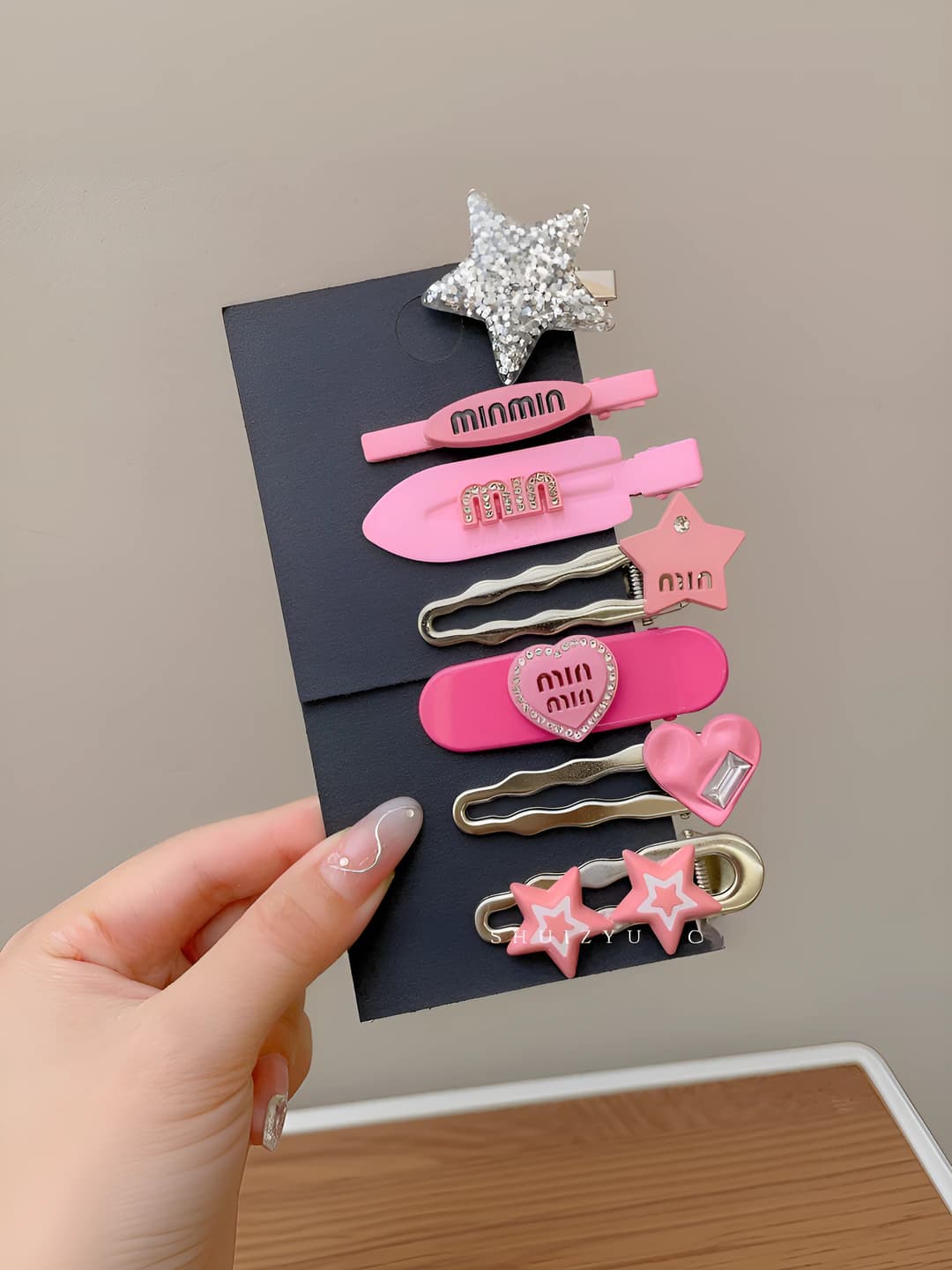 21 Dopamine pink 7 pcs 3-7 cm