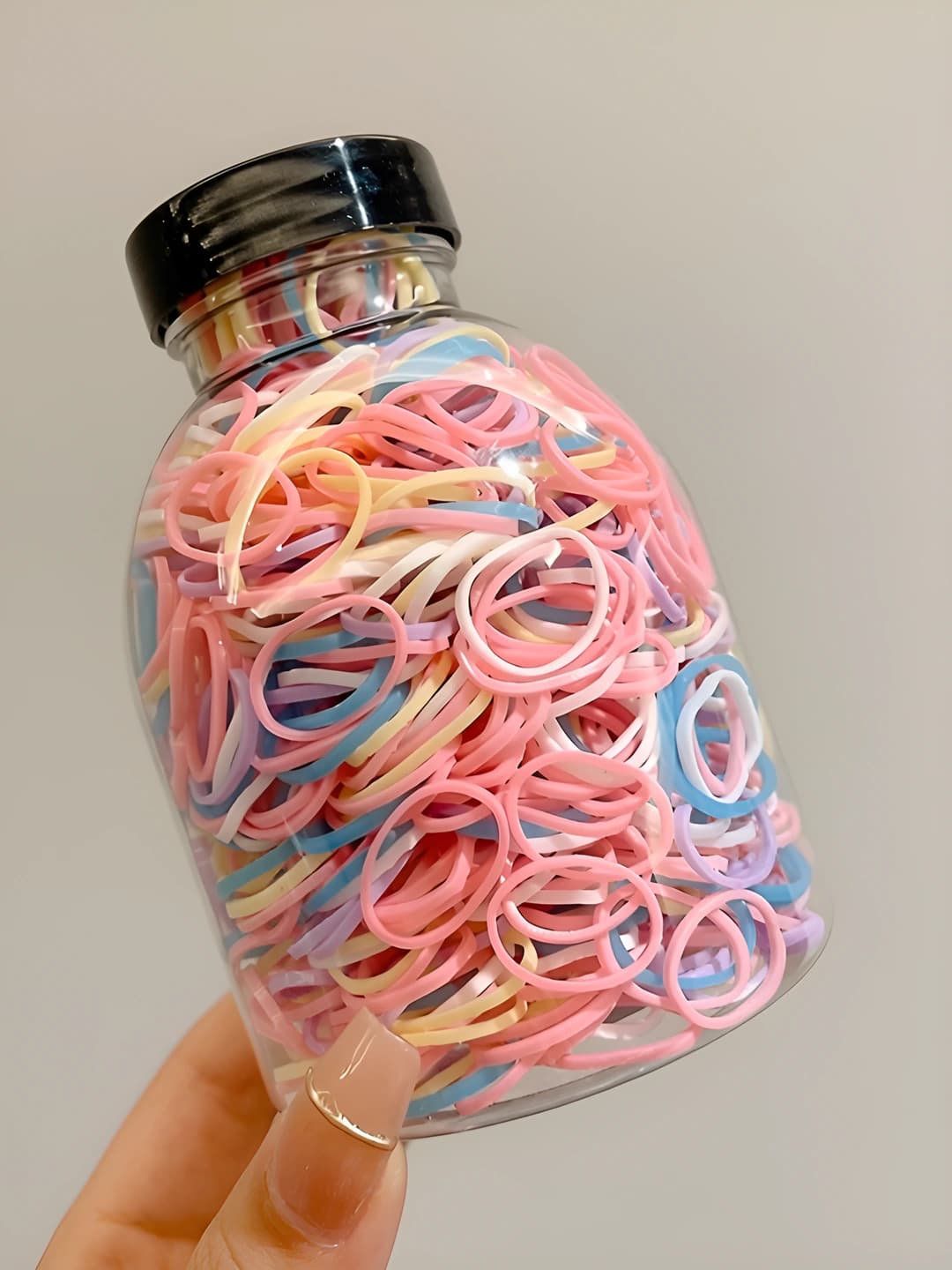 Multicolour, small, thick, 1000 pcs (diam. ~2 cm)