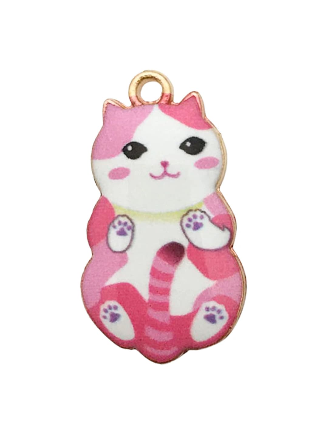 1 шт Розовый кот 14x25mm-1.26g