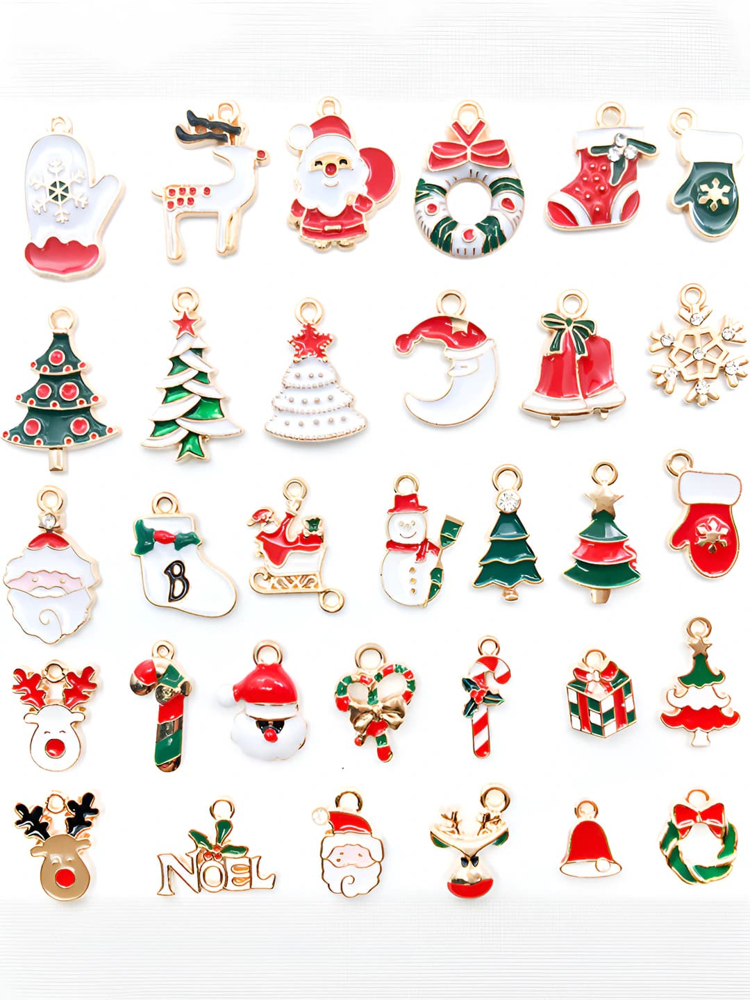 38 pcs mix, Christmas, 46g