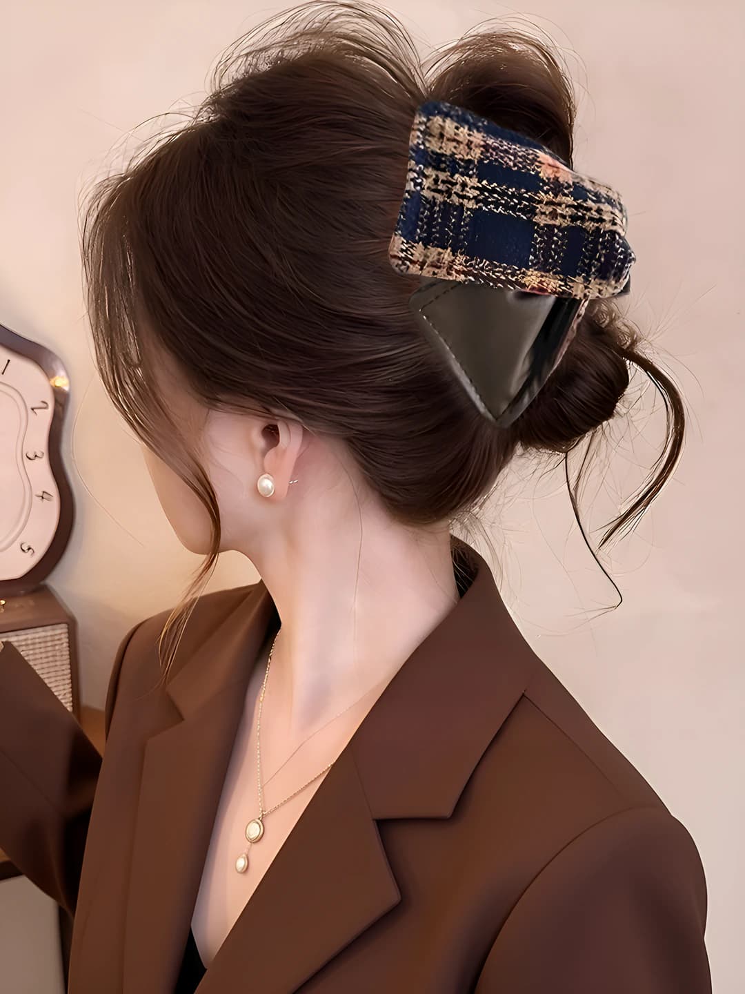 6# Brown-plaid [13cm]