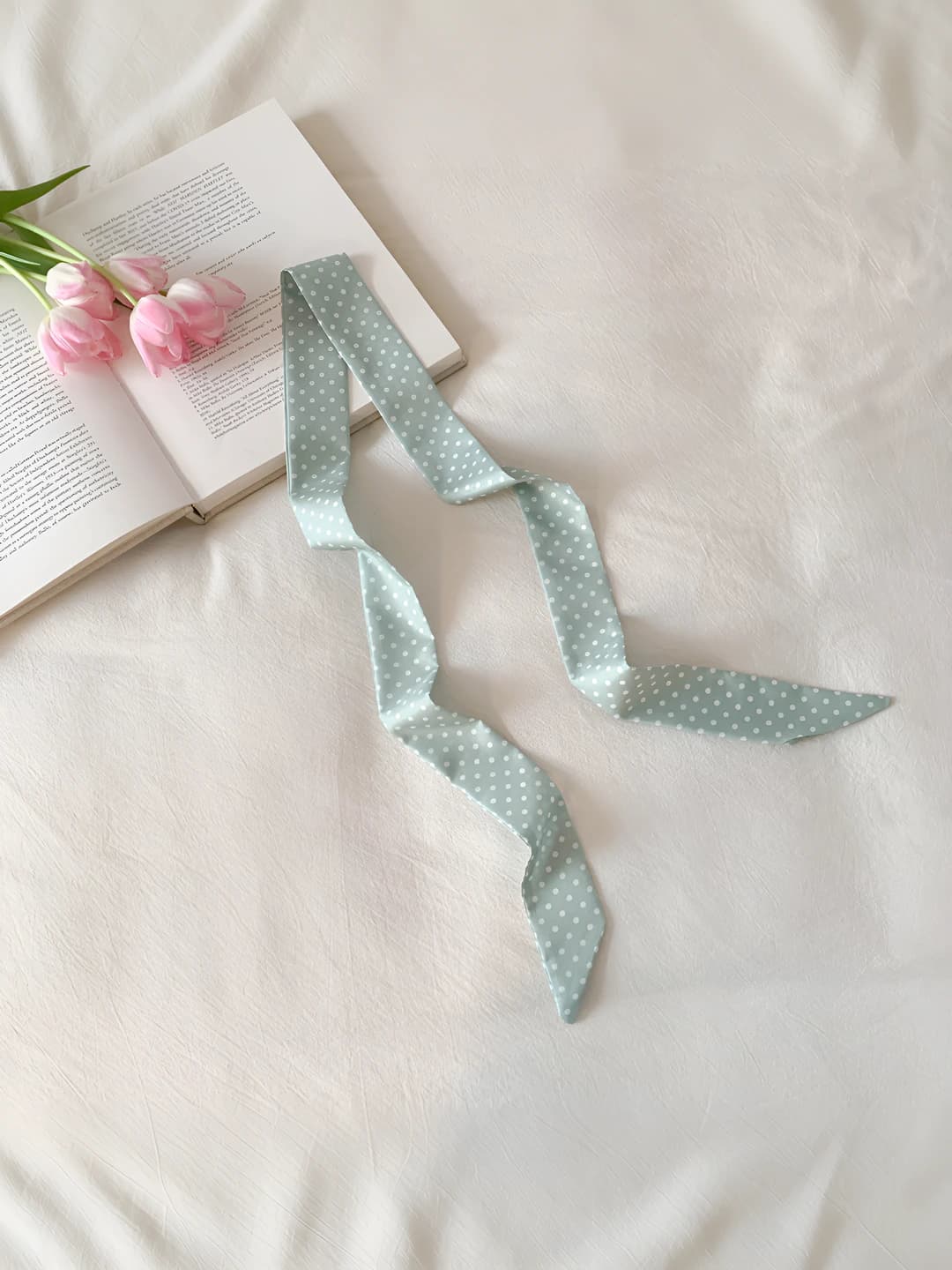 Green polka dot