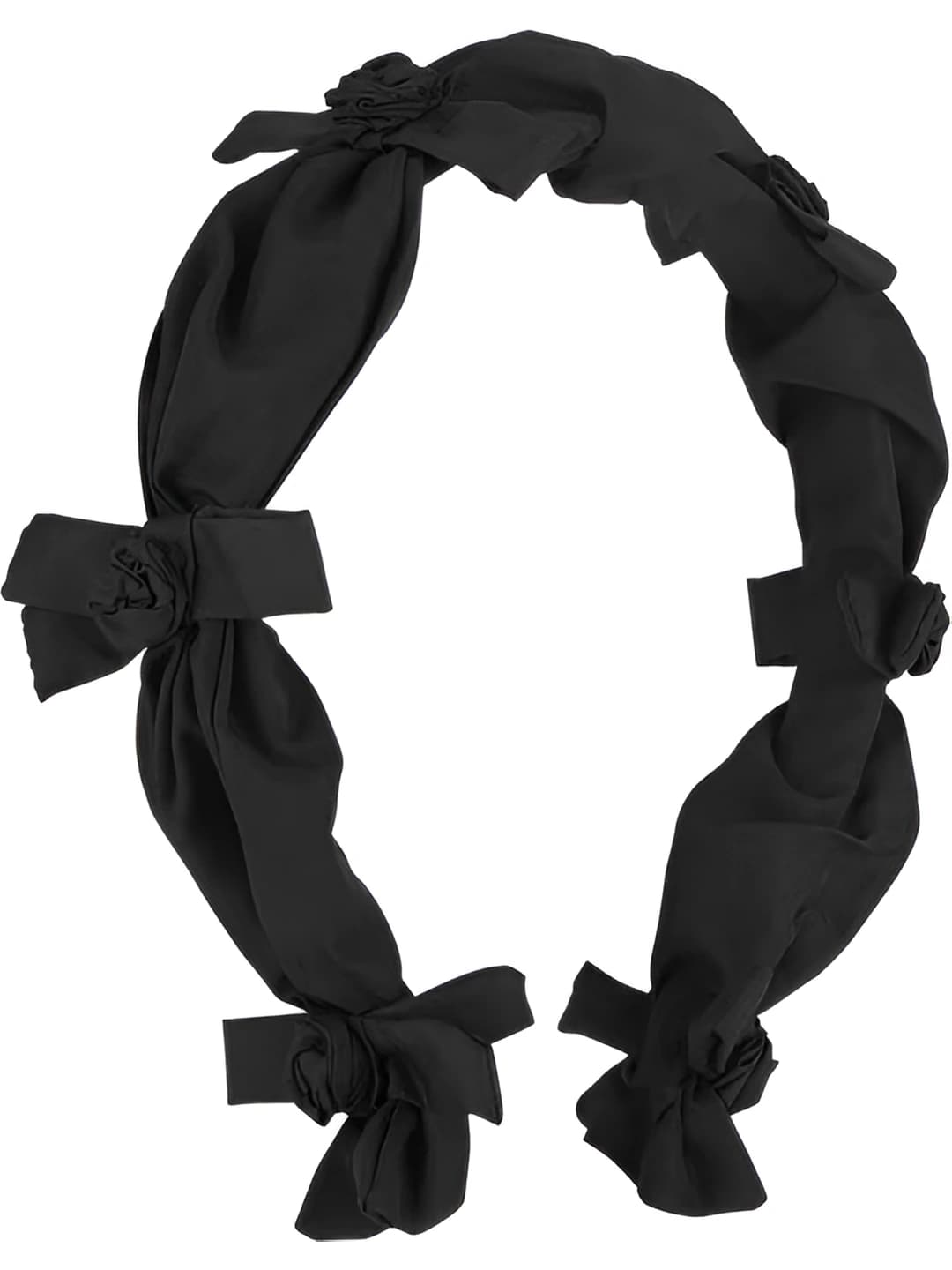 Rose headband - Black