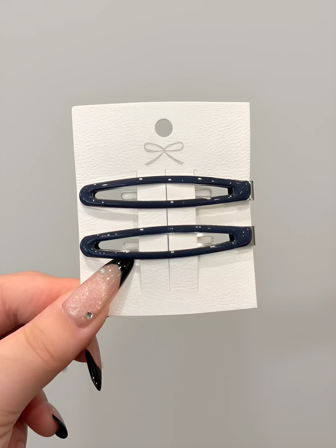 2# To'q ko'k (pea clip) 6.5 cm