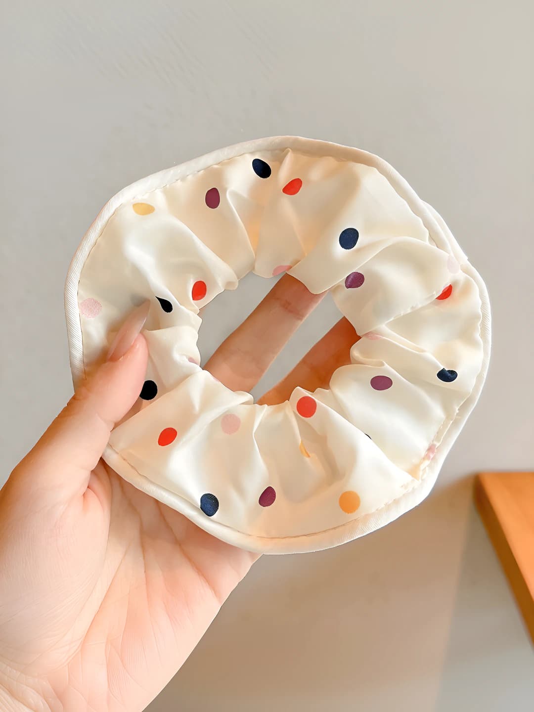 3# Multicolour polka dot - ~11 cm