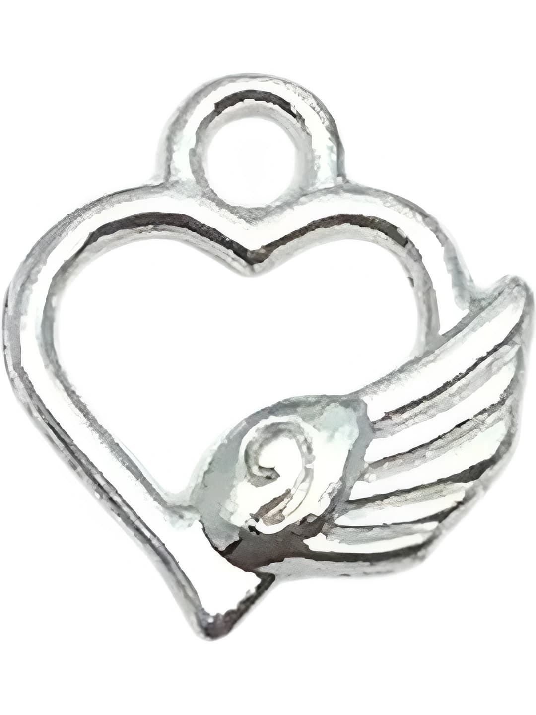 1 pc heart wings, 12x13mm, 0.7g