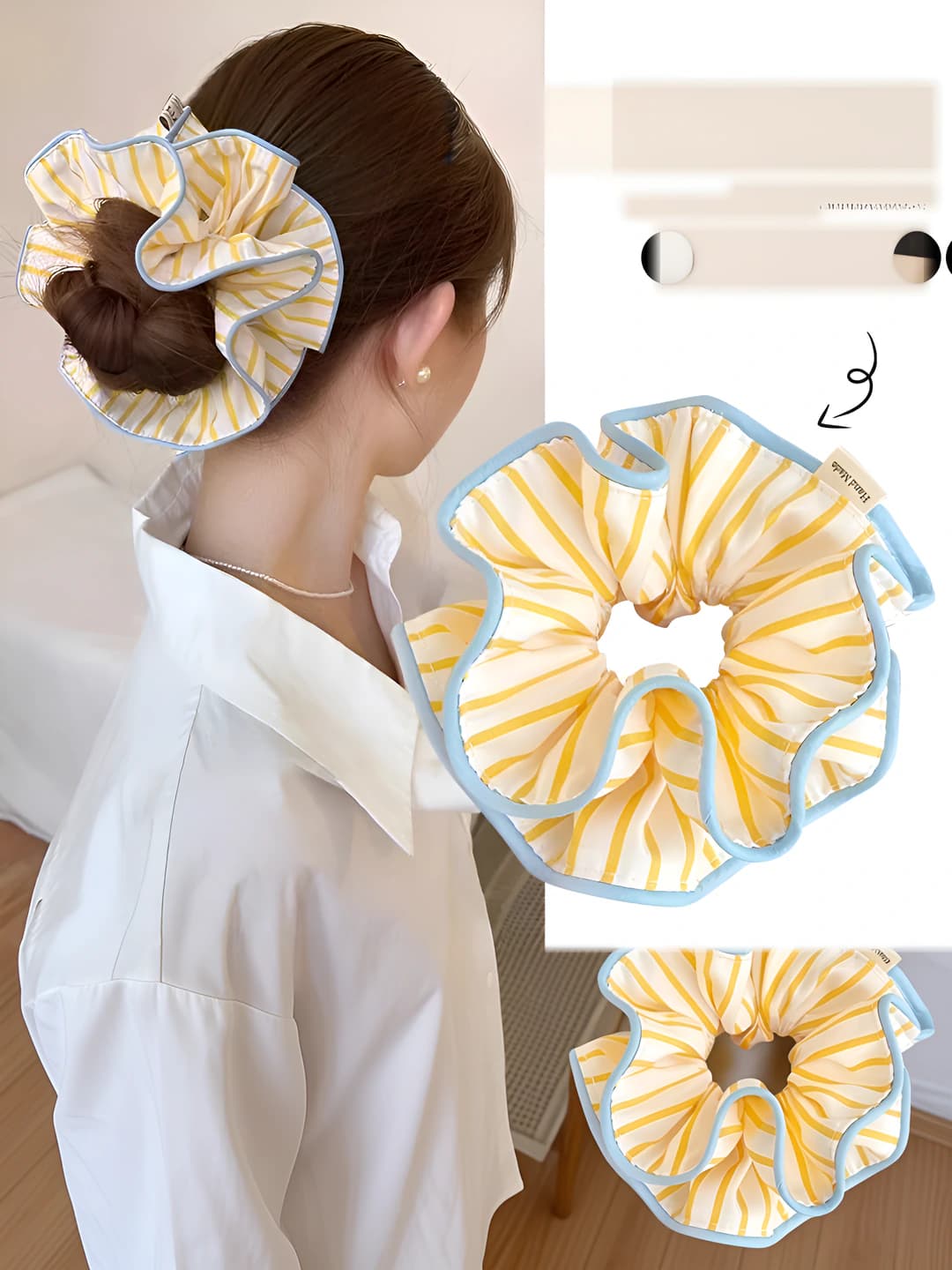 Yellow striped ~15 cm