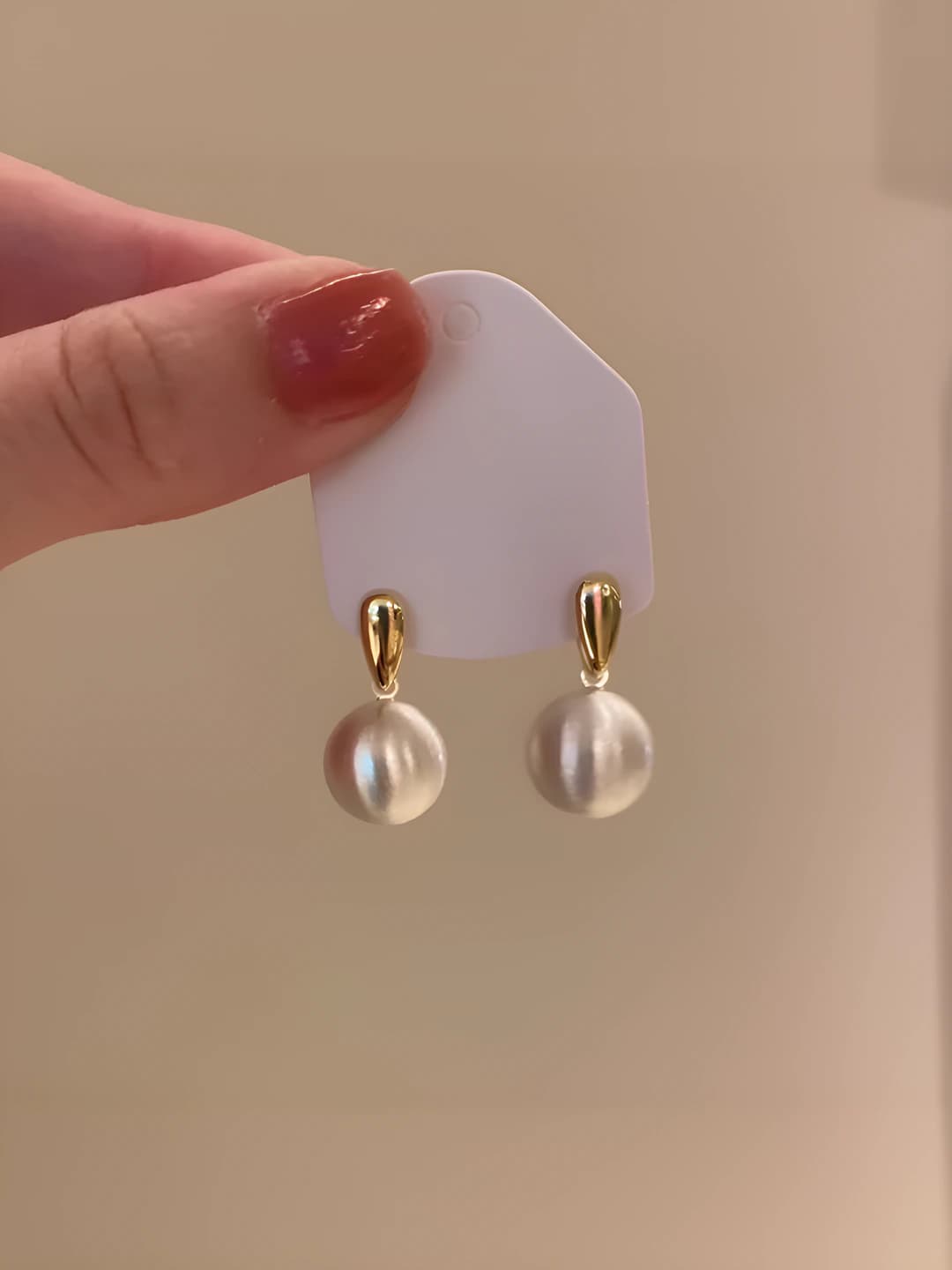 3# Brushed round ball studs