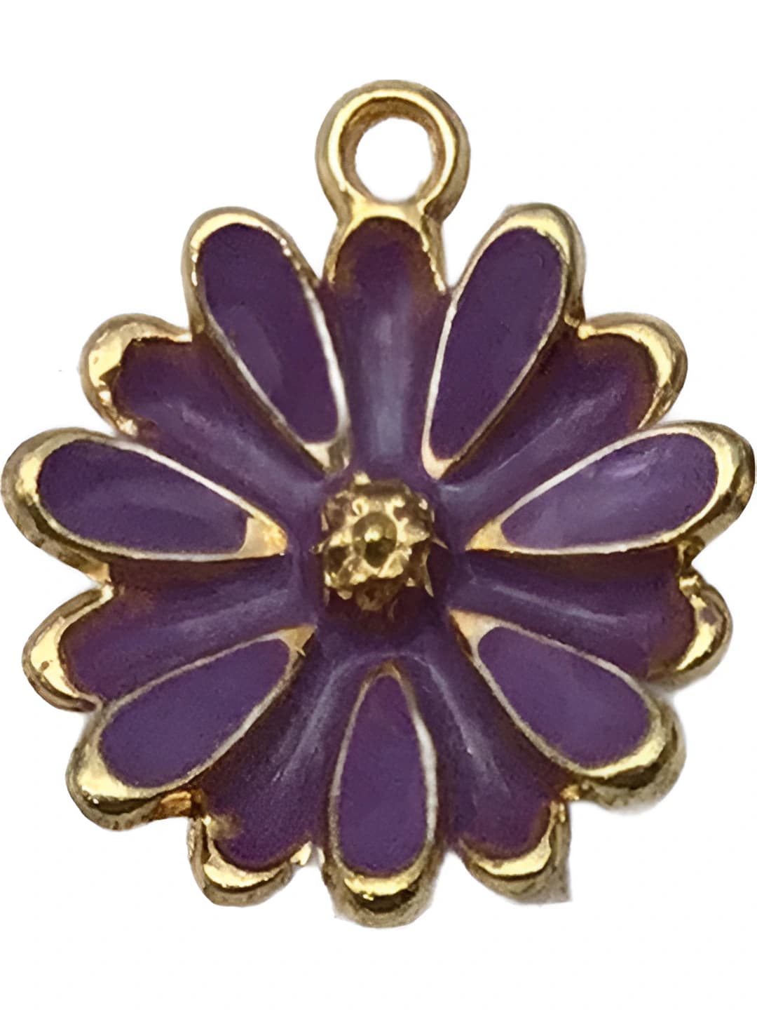 Фиолетовая ромашка, 15x13mm