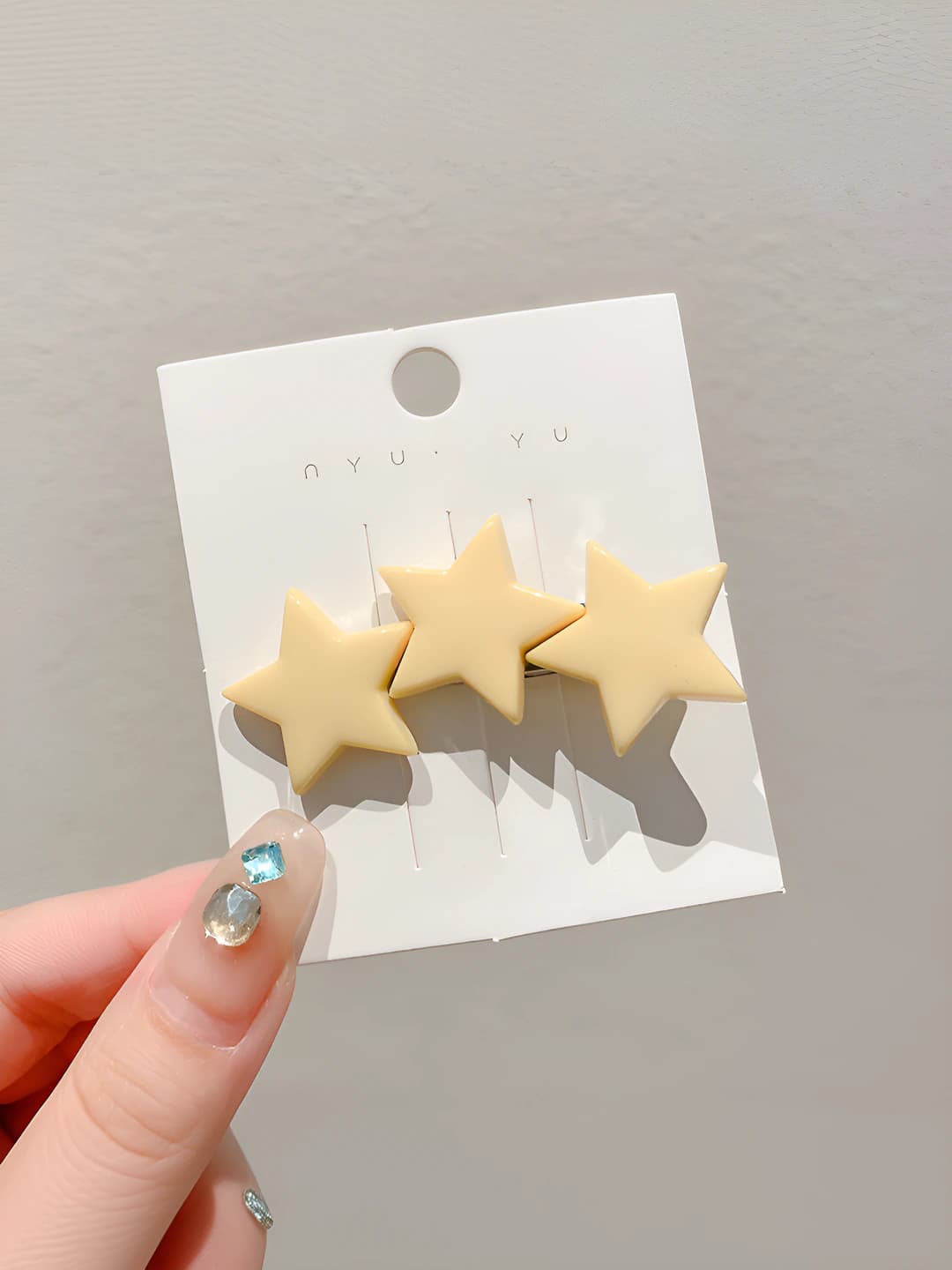 Three star hair clip (pc)