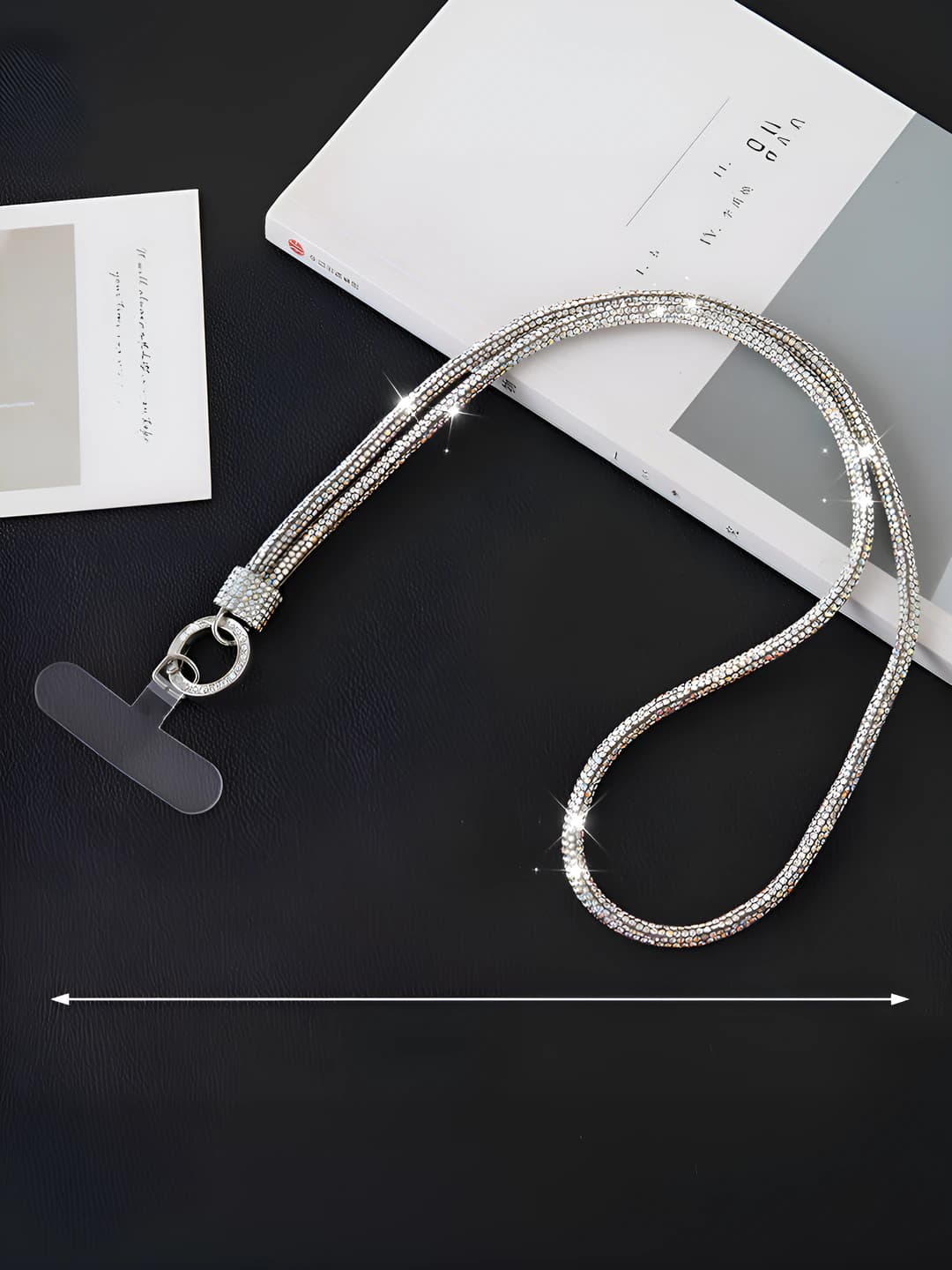 6mm Rhinestone Halter Chain AB
