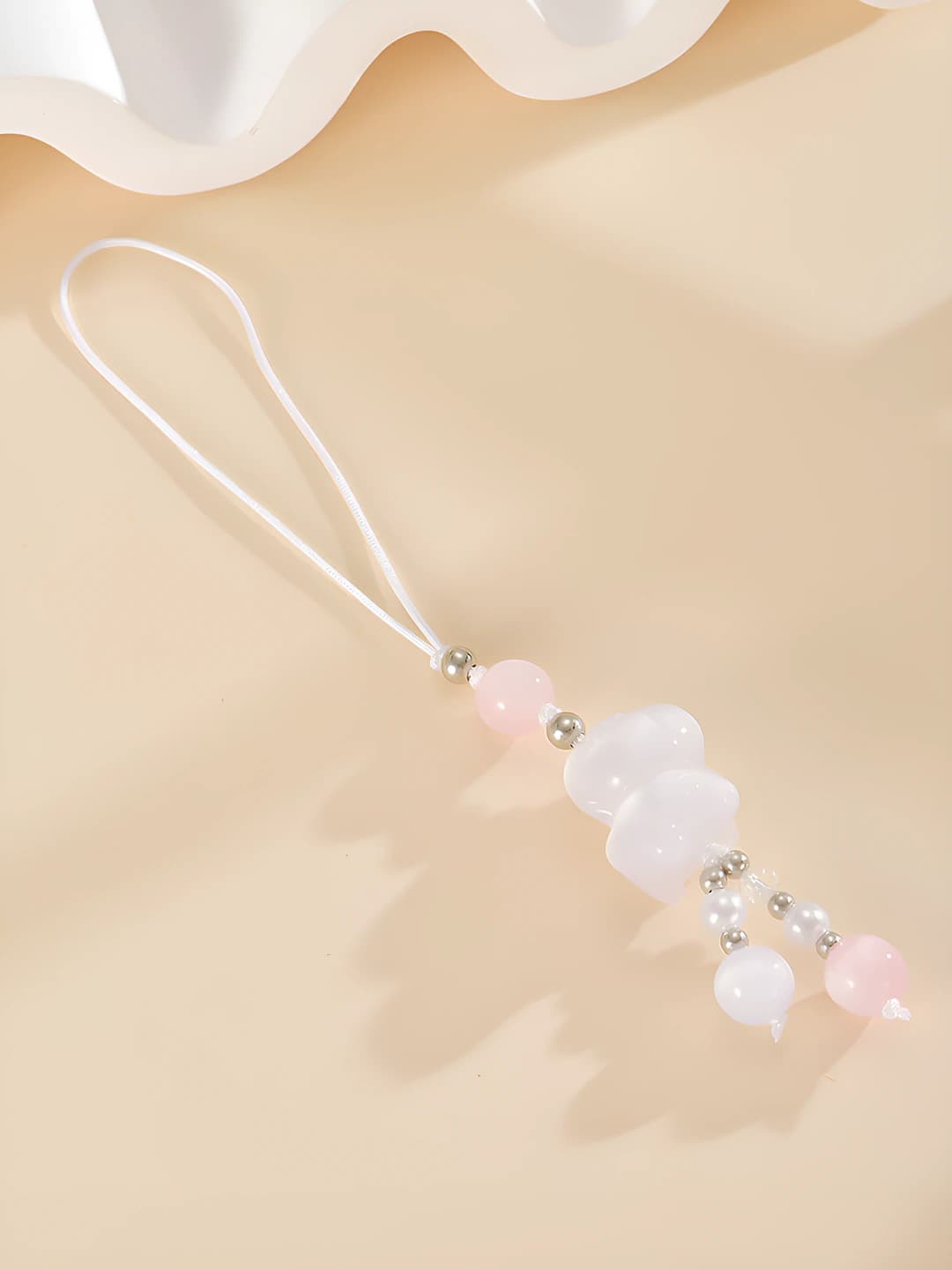 Two-tone Pony Charm White