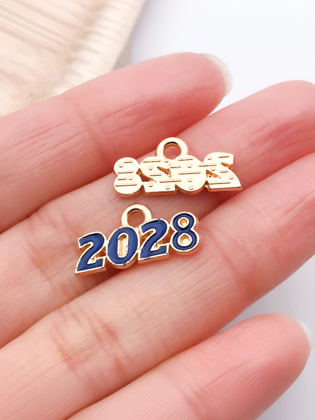 1 шт тёмно-синий капля 2028 цифра 9x18mm-0.8g