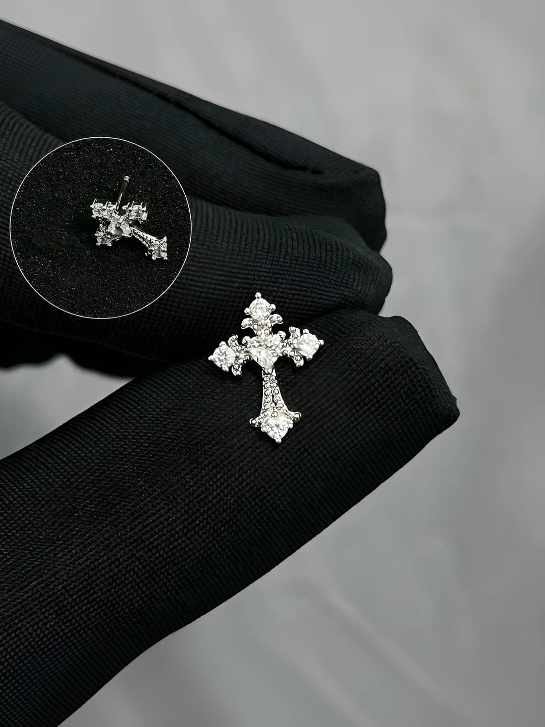 A008801 White gold White 0.8*6mm