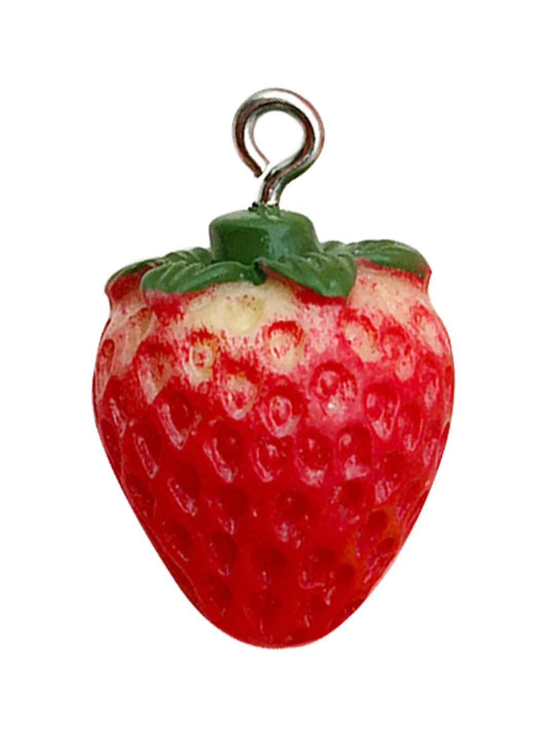 Red 3D strawberry 16x26mm-3g