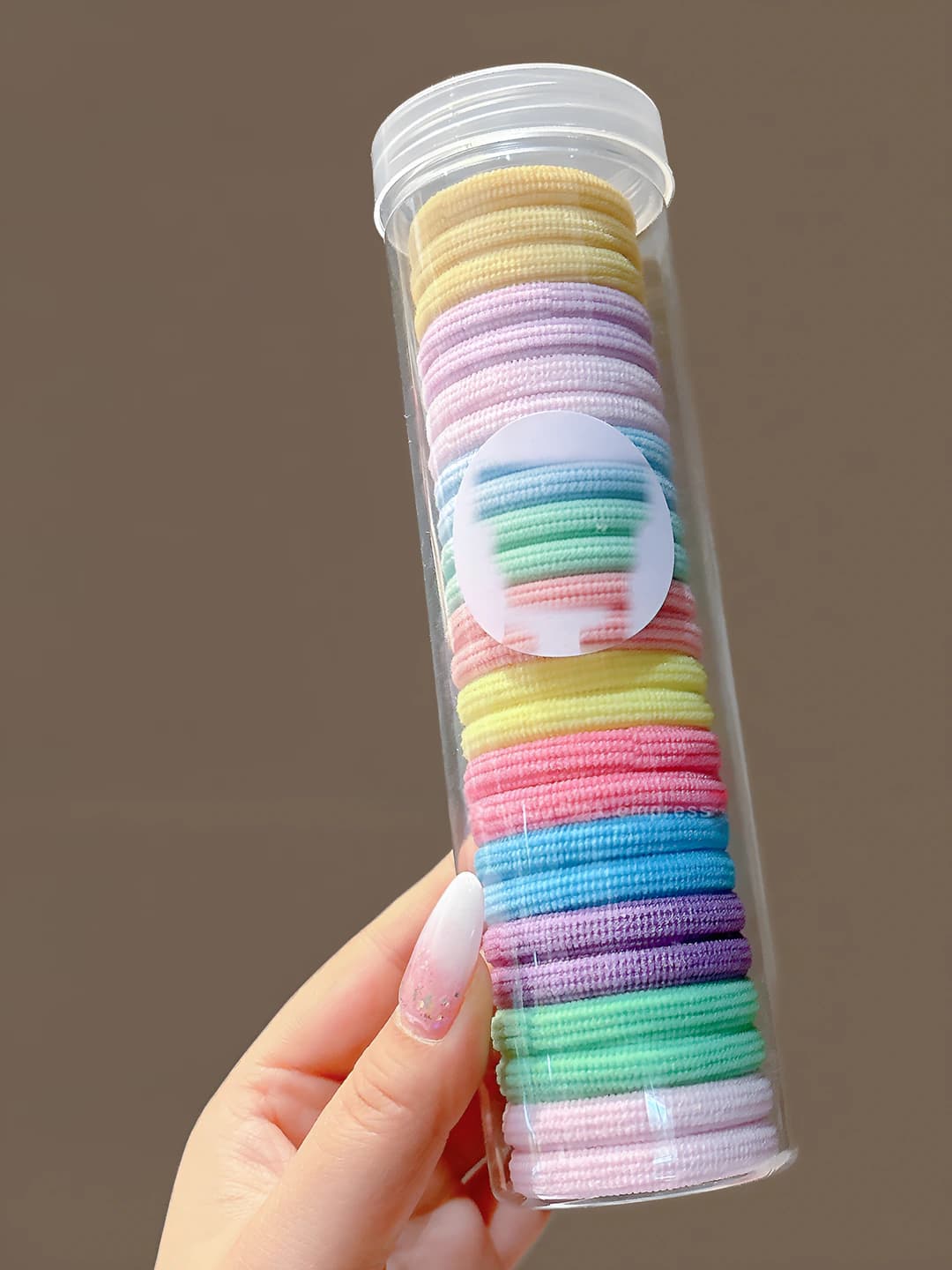 Light striped [1 pc] 25 pcs - diameter 4 cm