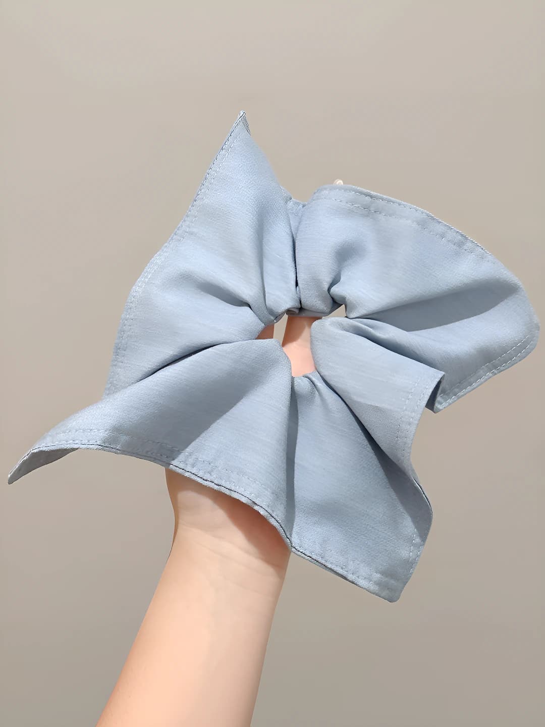 1# light blue square scarf