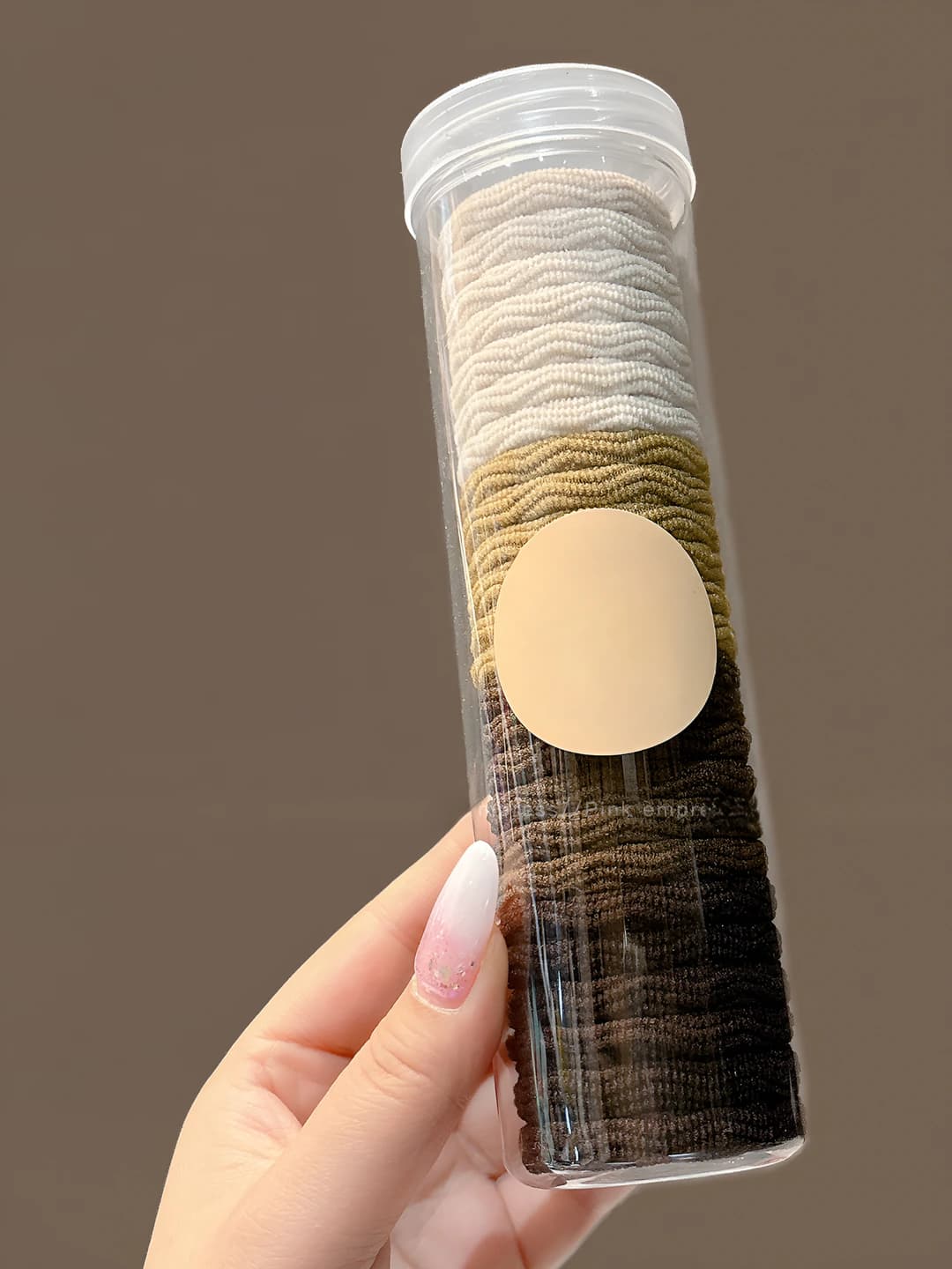 Coffee wavy [1 pc] 25 pcs - diameter 4 cm