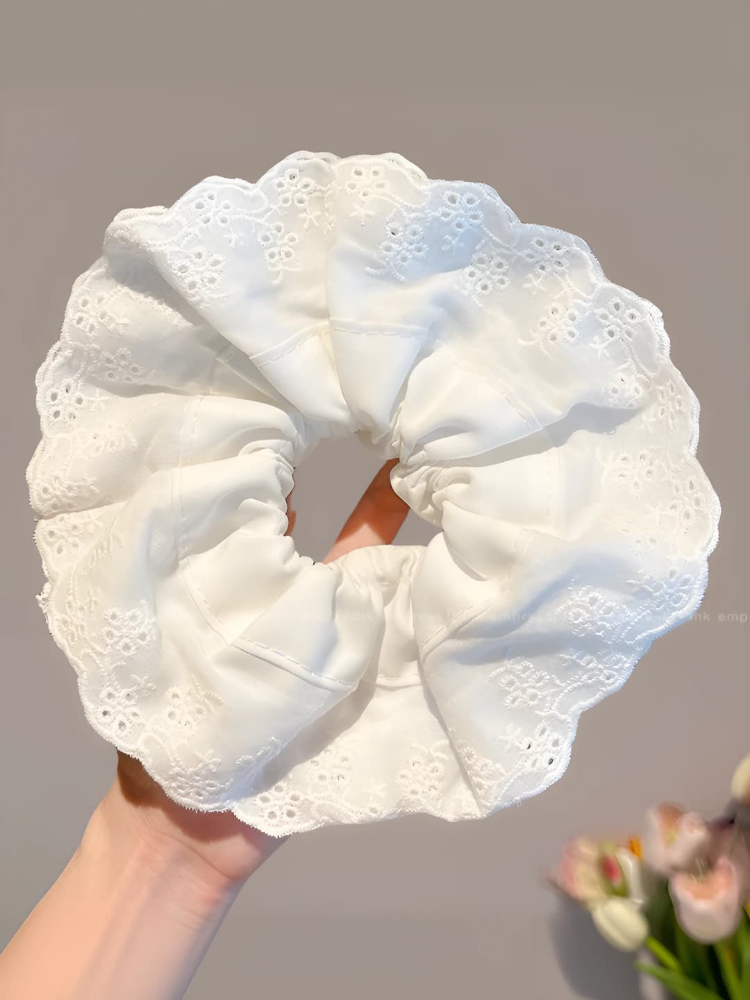 1# White lace (4 layers) 12 cm
