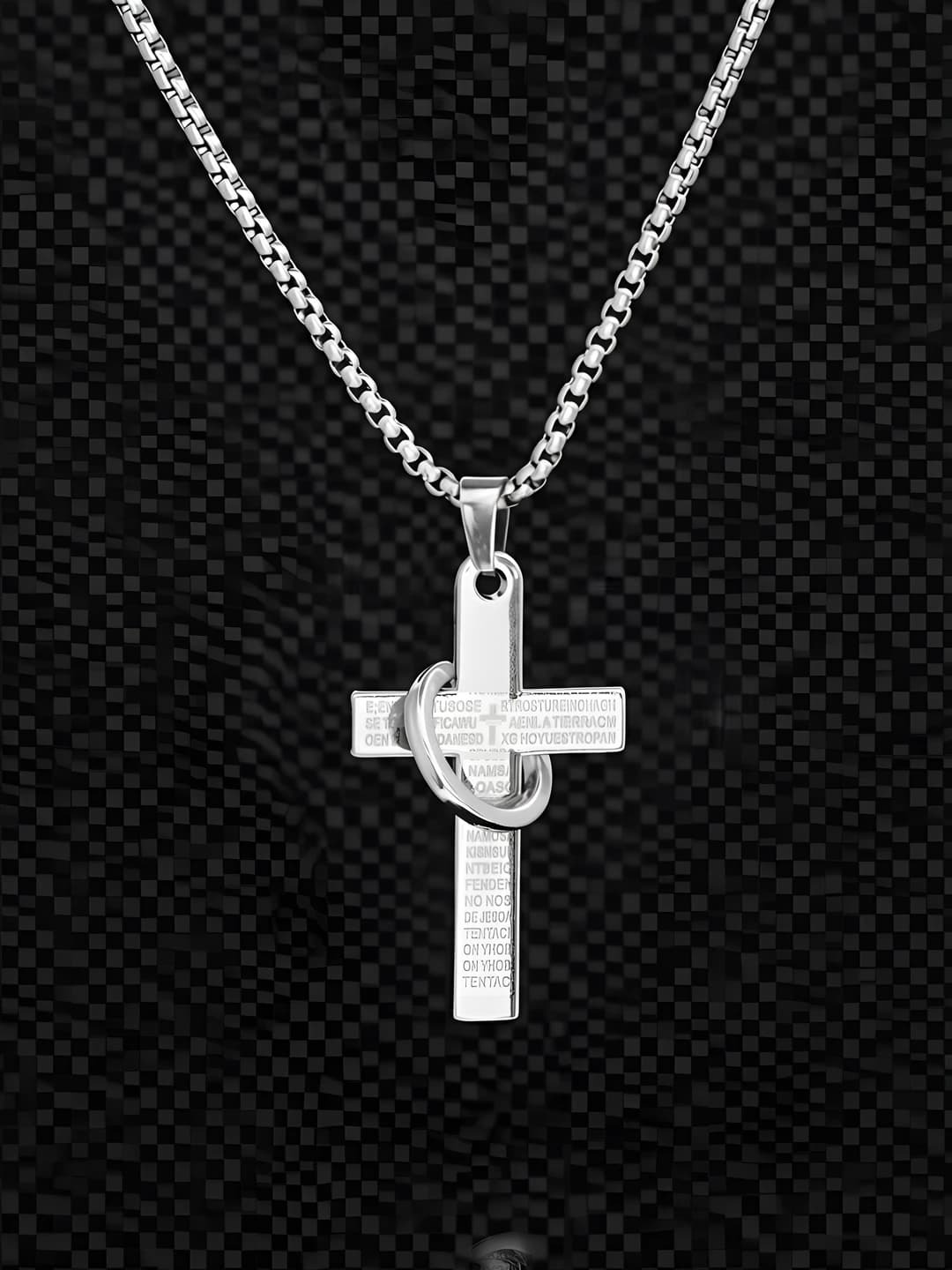 Серебряный крест + цепь 2.5mm*60cm