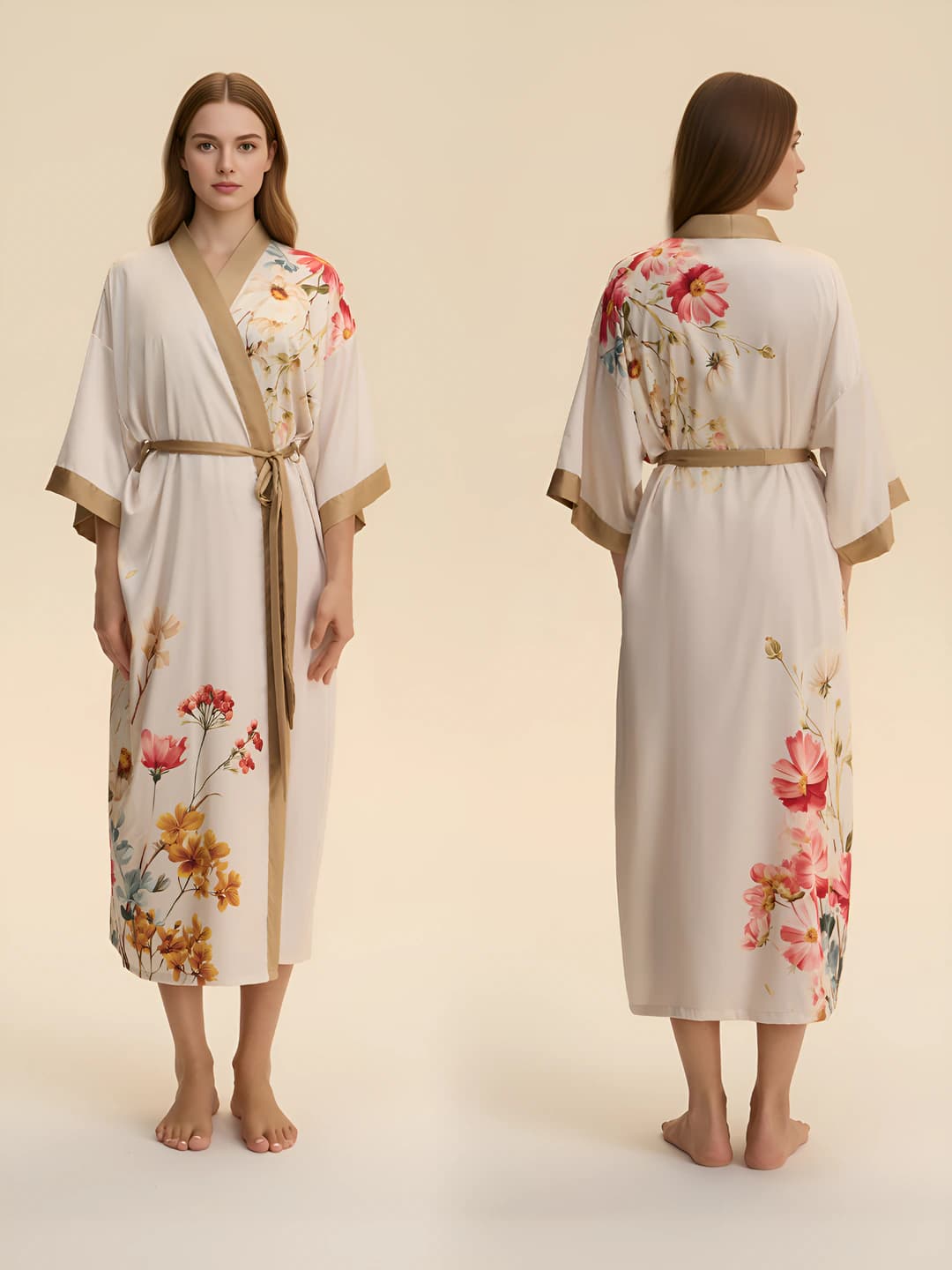 Floral shadow loose garment