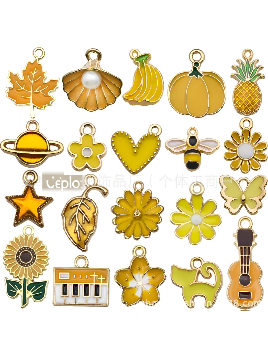 20 pcs mix, yellow, 16 g
