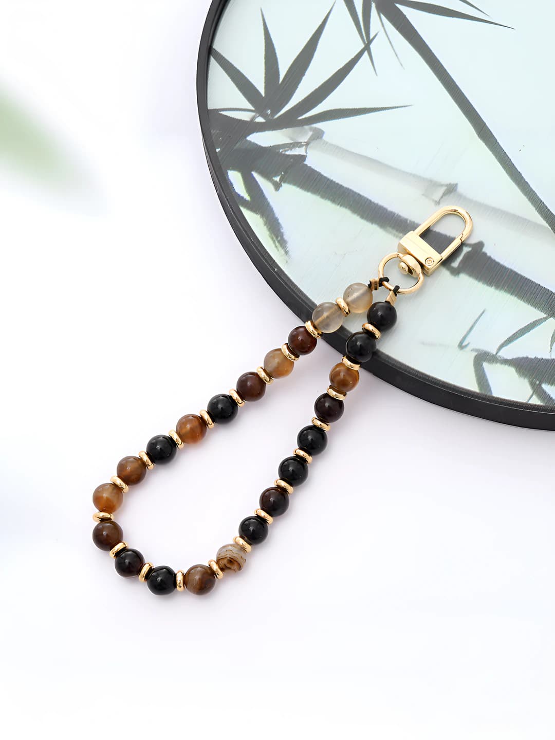 K3414 Striped Agate Charm