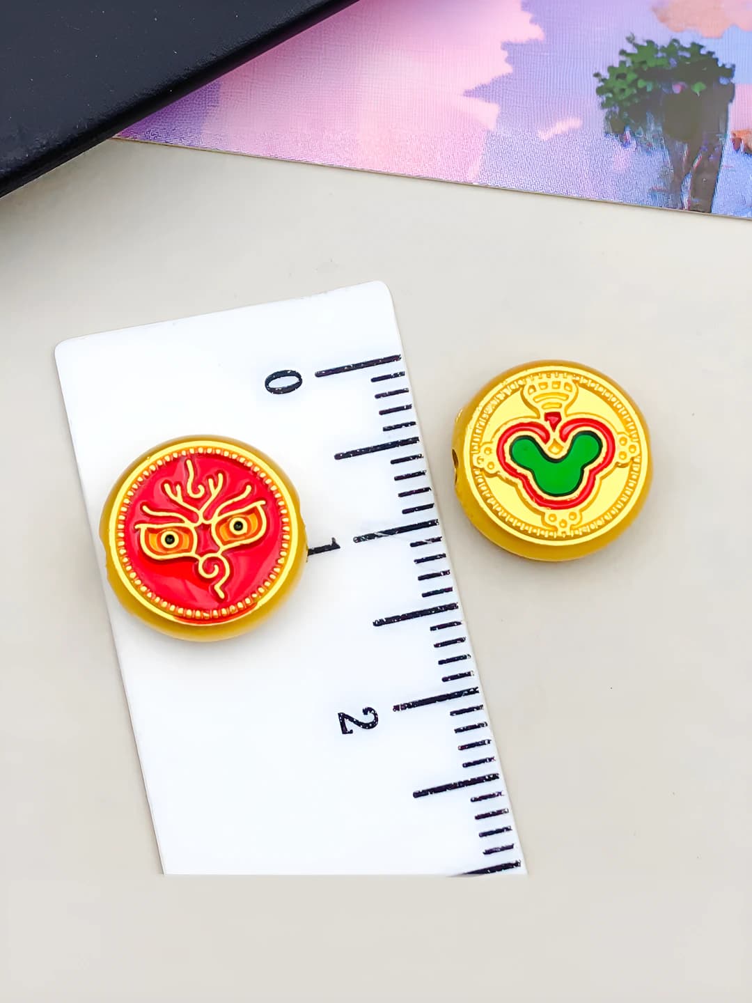 1 ta qizil 12x11mm