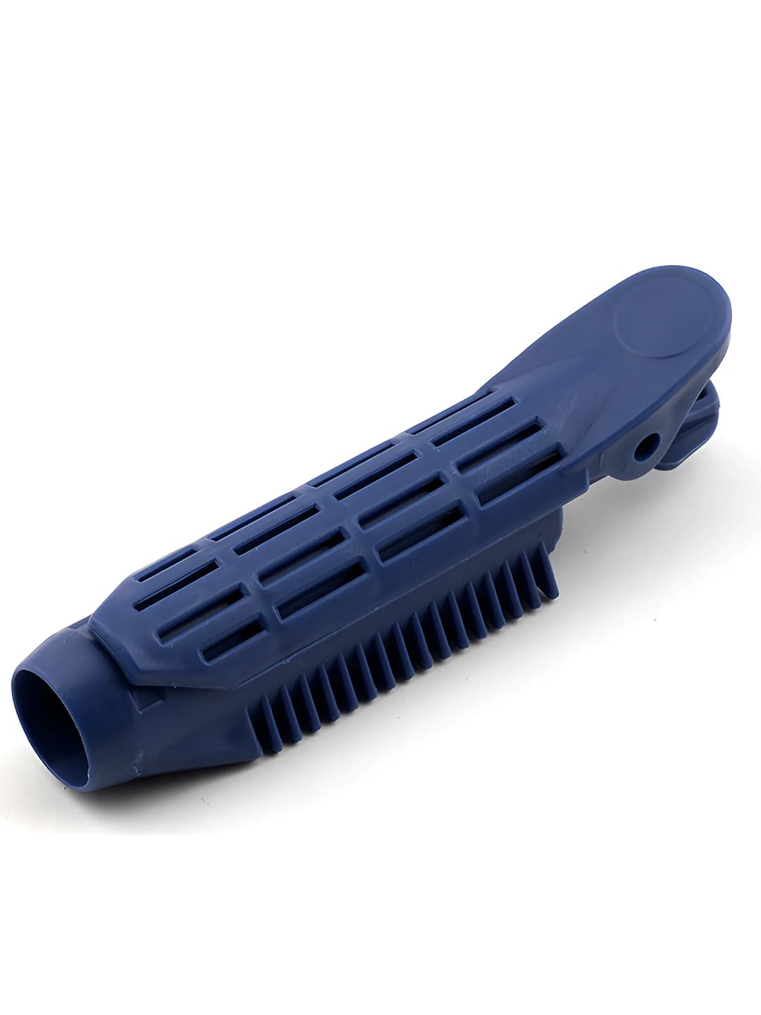 Navy fluffy clip