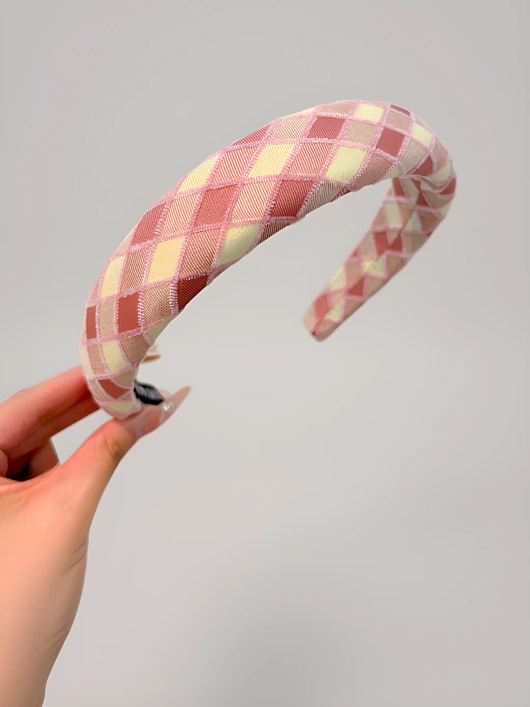 7# Pink wide plaid
