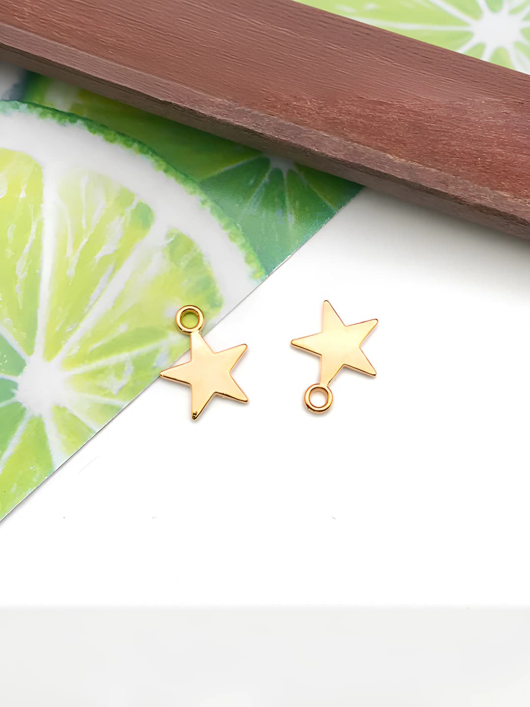 1 шт KC золото звезда 12x14mm