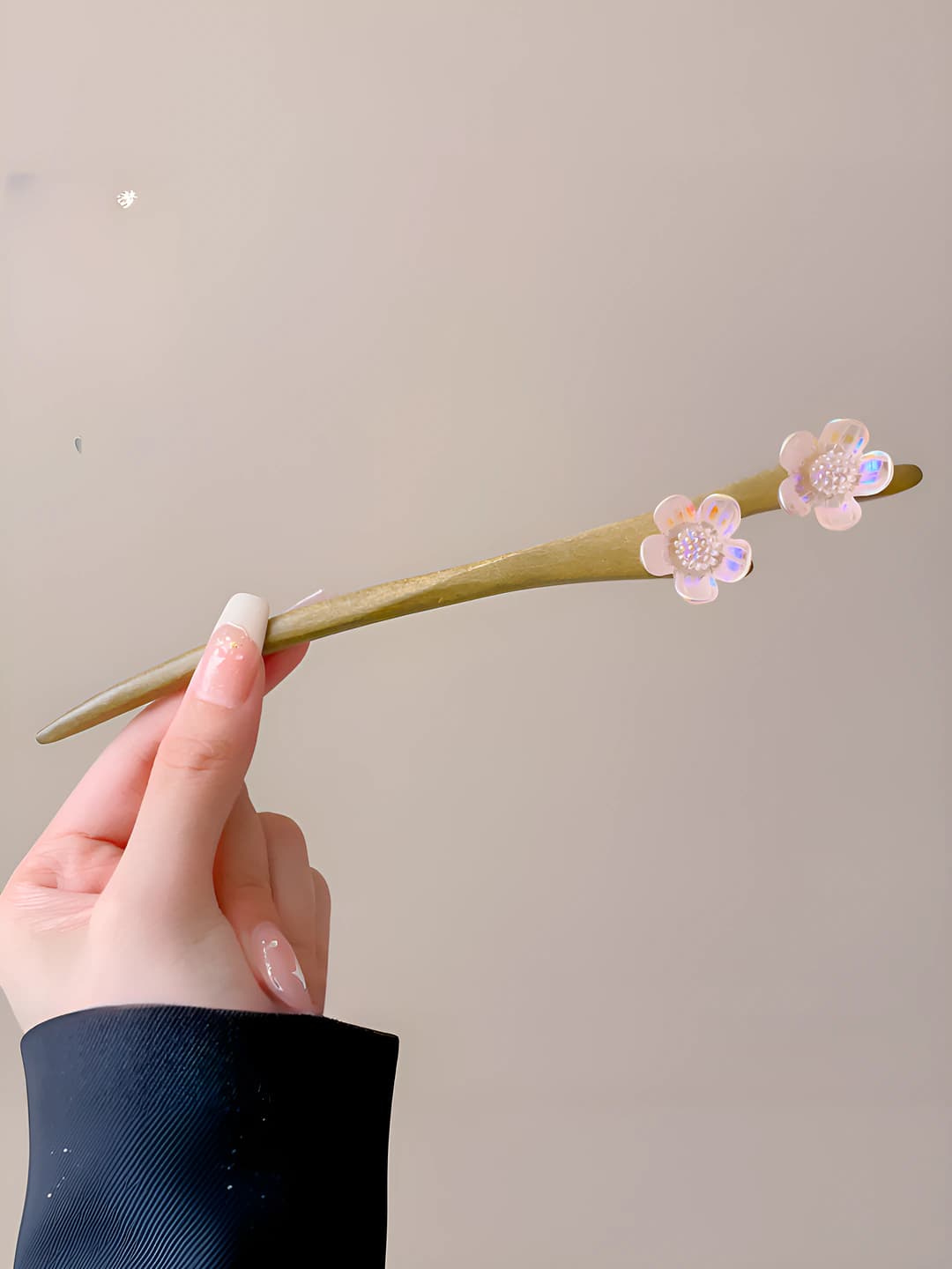 1# Cherry blossom hairpin (length 18 cm)