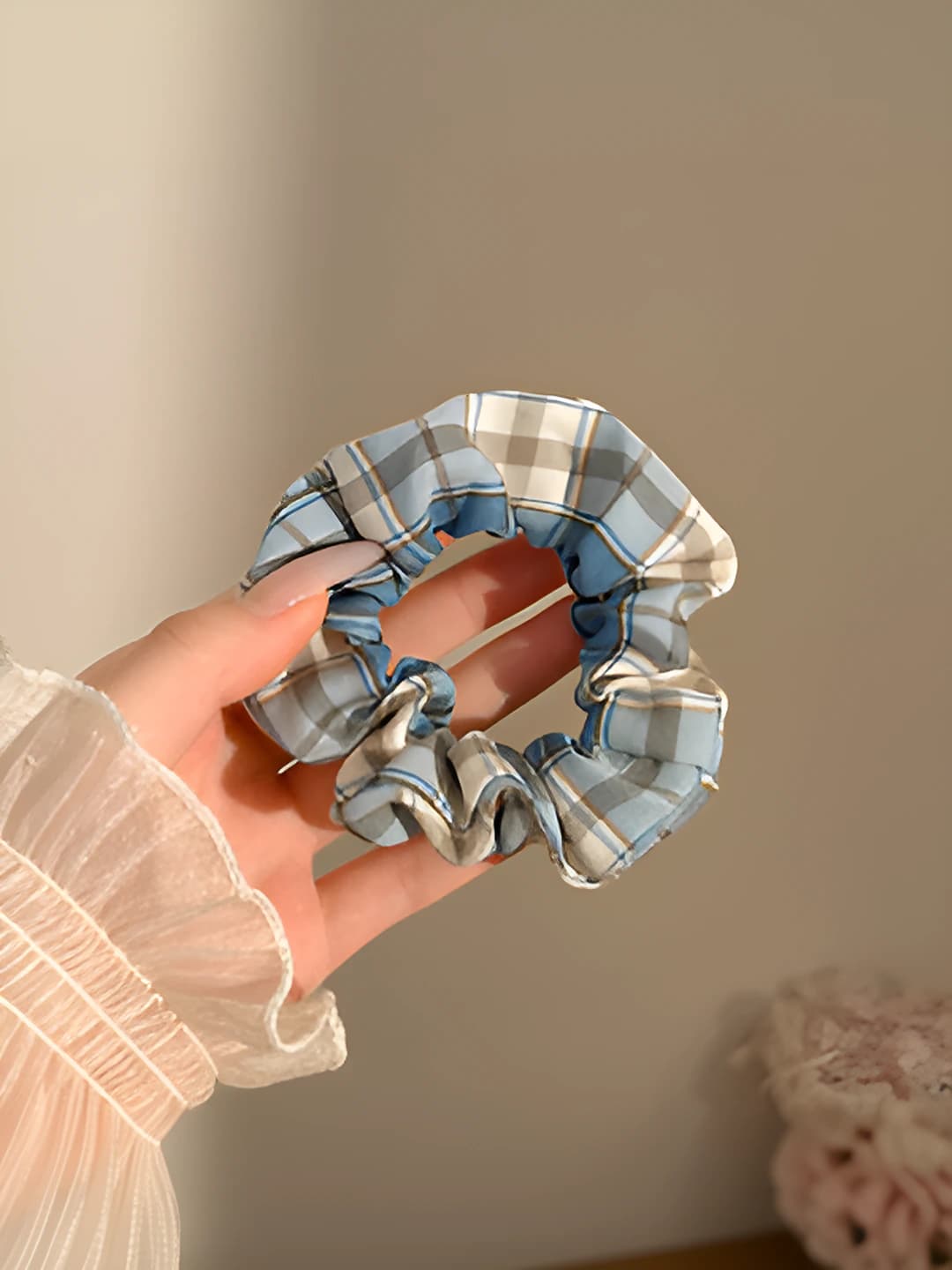 19# Light blue plaid