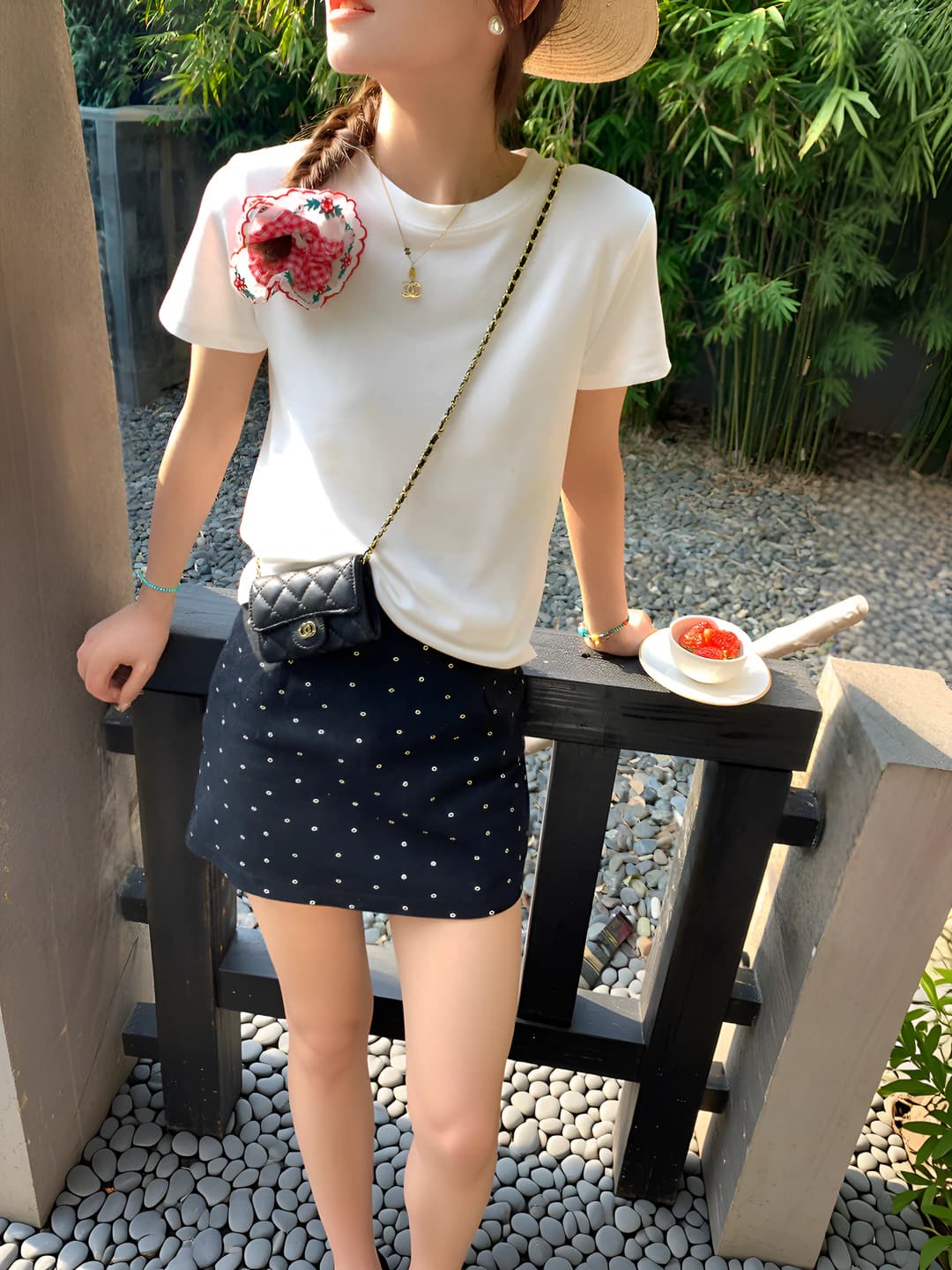 Women's solid colour t-shirt, crew neck, short sleeve, slim fit, slimming, 2026 spring-summer