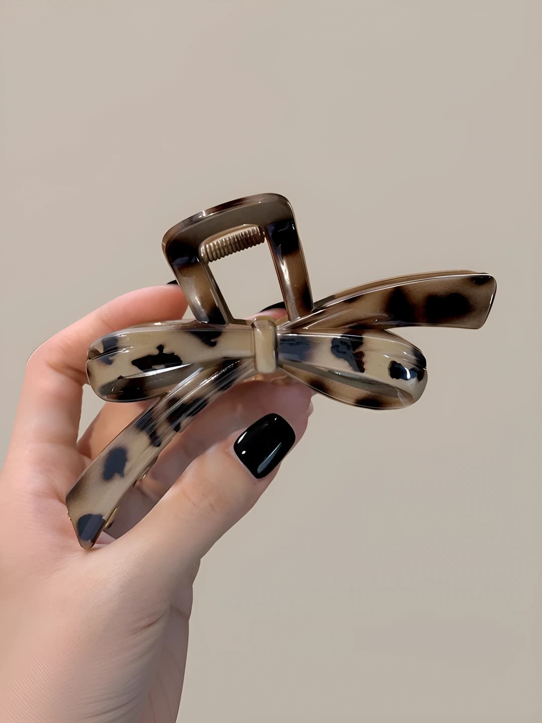 1# Large leopard bow 12cm