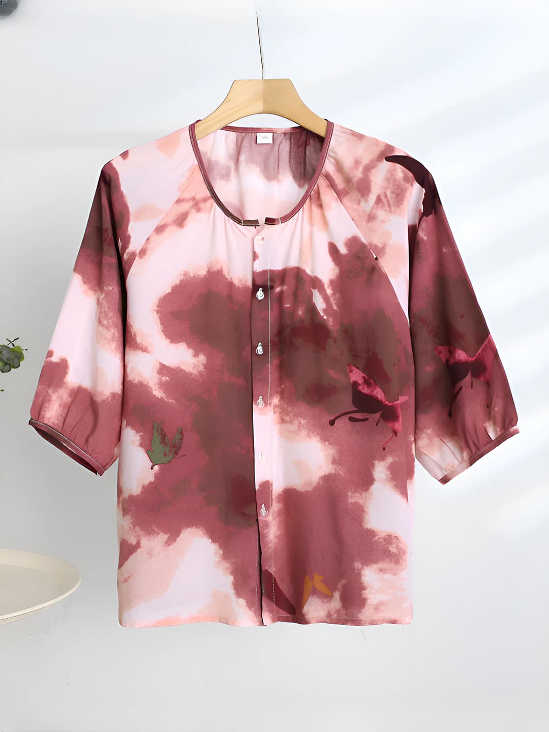 Bordo tie-dye