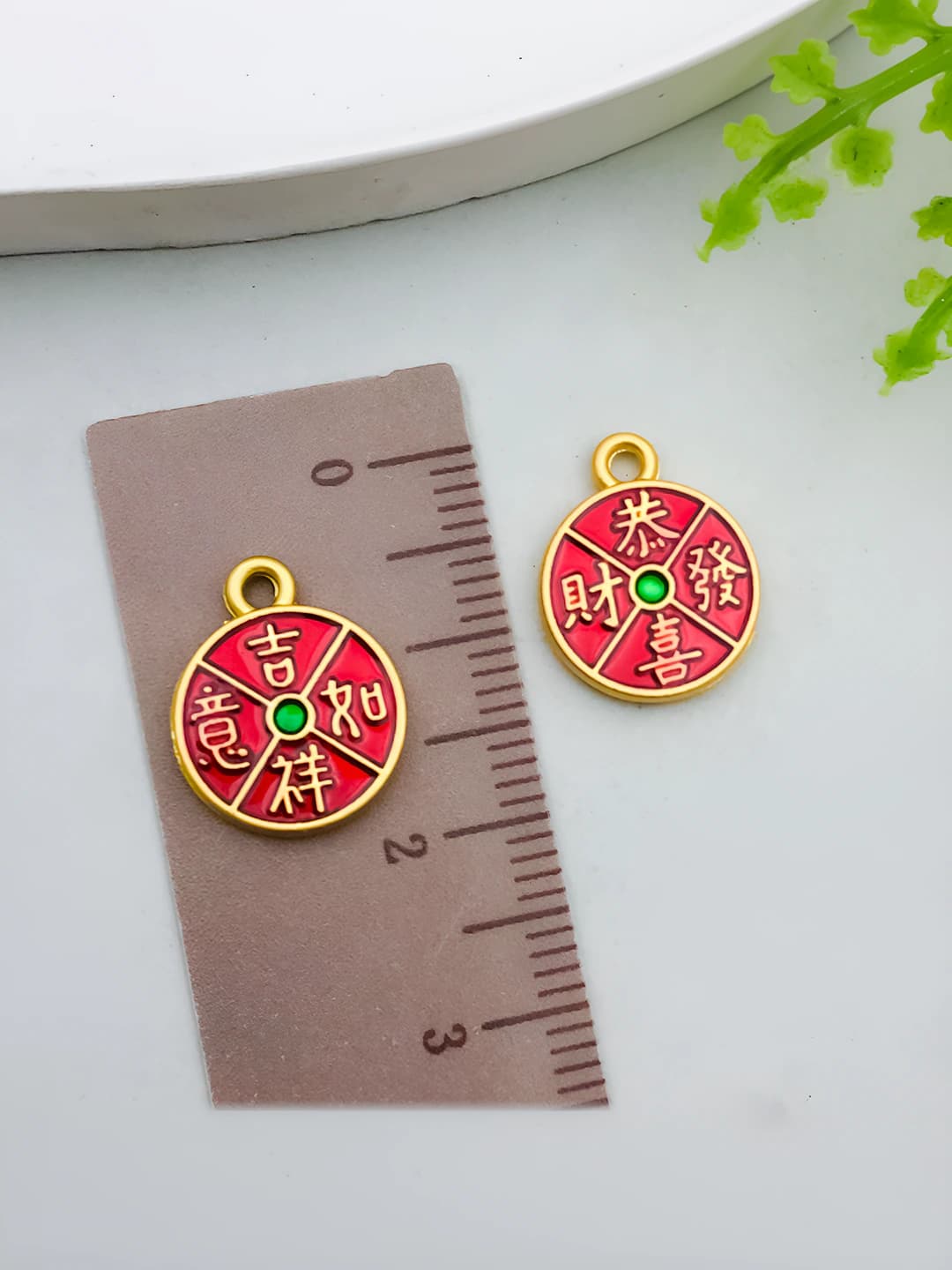 1 шт Богатство и удача 15x12mm-1.2g-21696