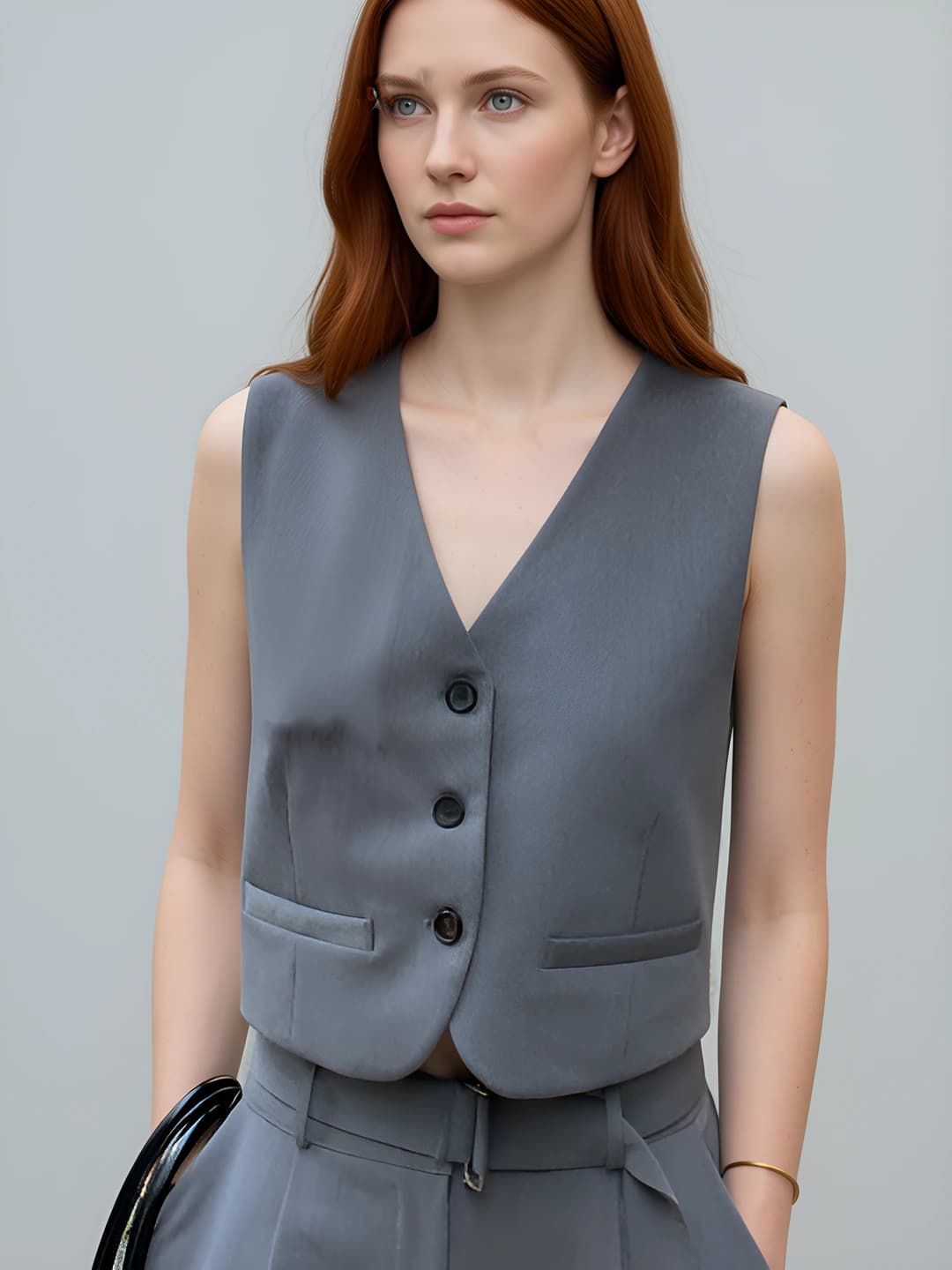 Grey vest