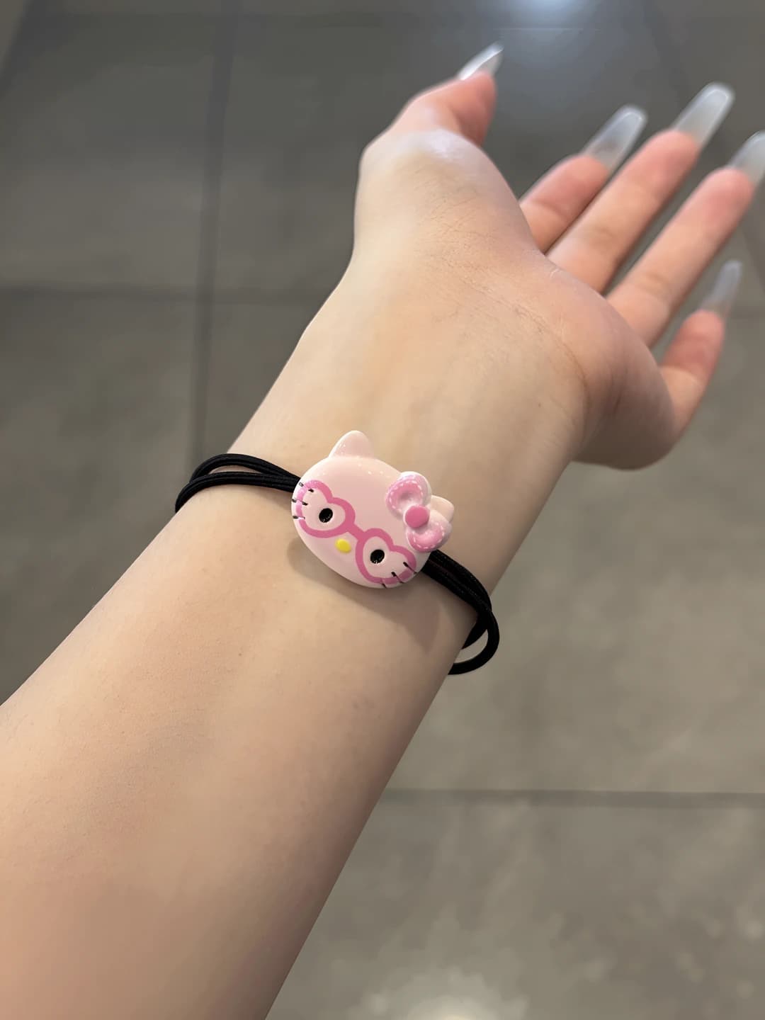KT hair tie - Heart glasses