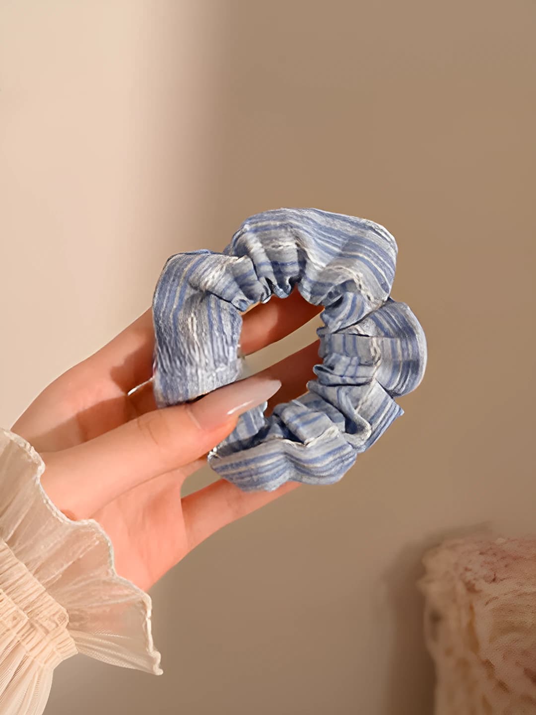 6# Sea salt stripes - Blue 9 cm