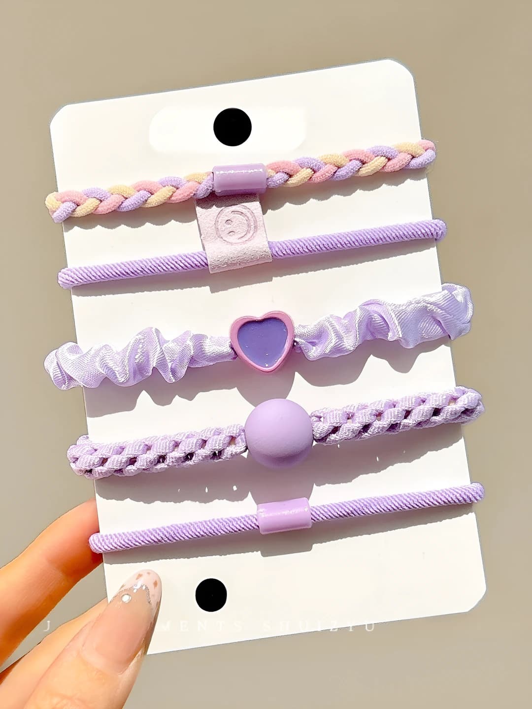 4# Purple 5 pcs set 5.5 cm