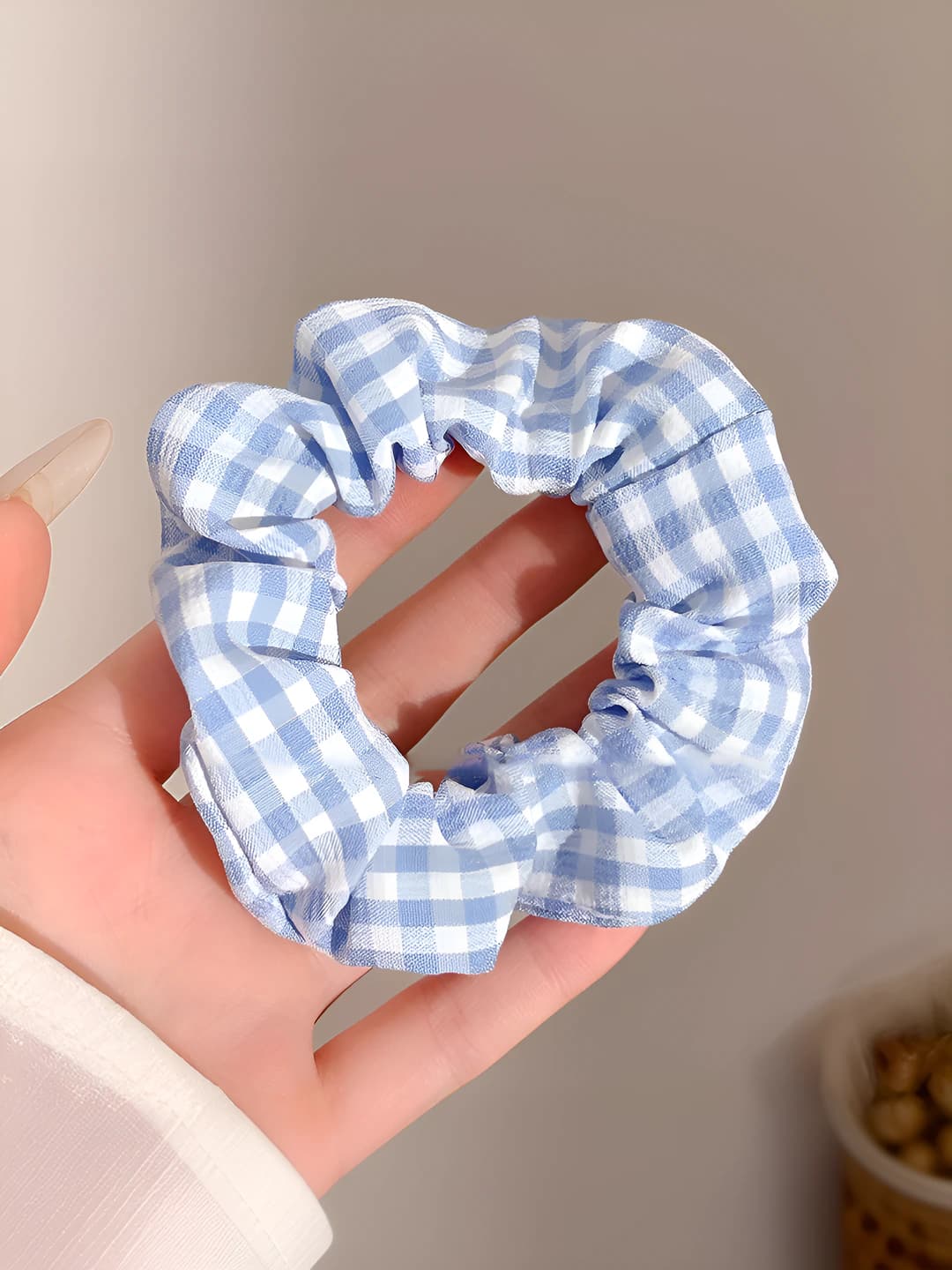5# Light blue plaid