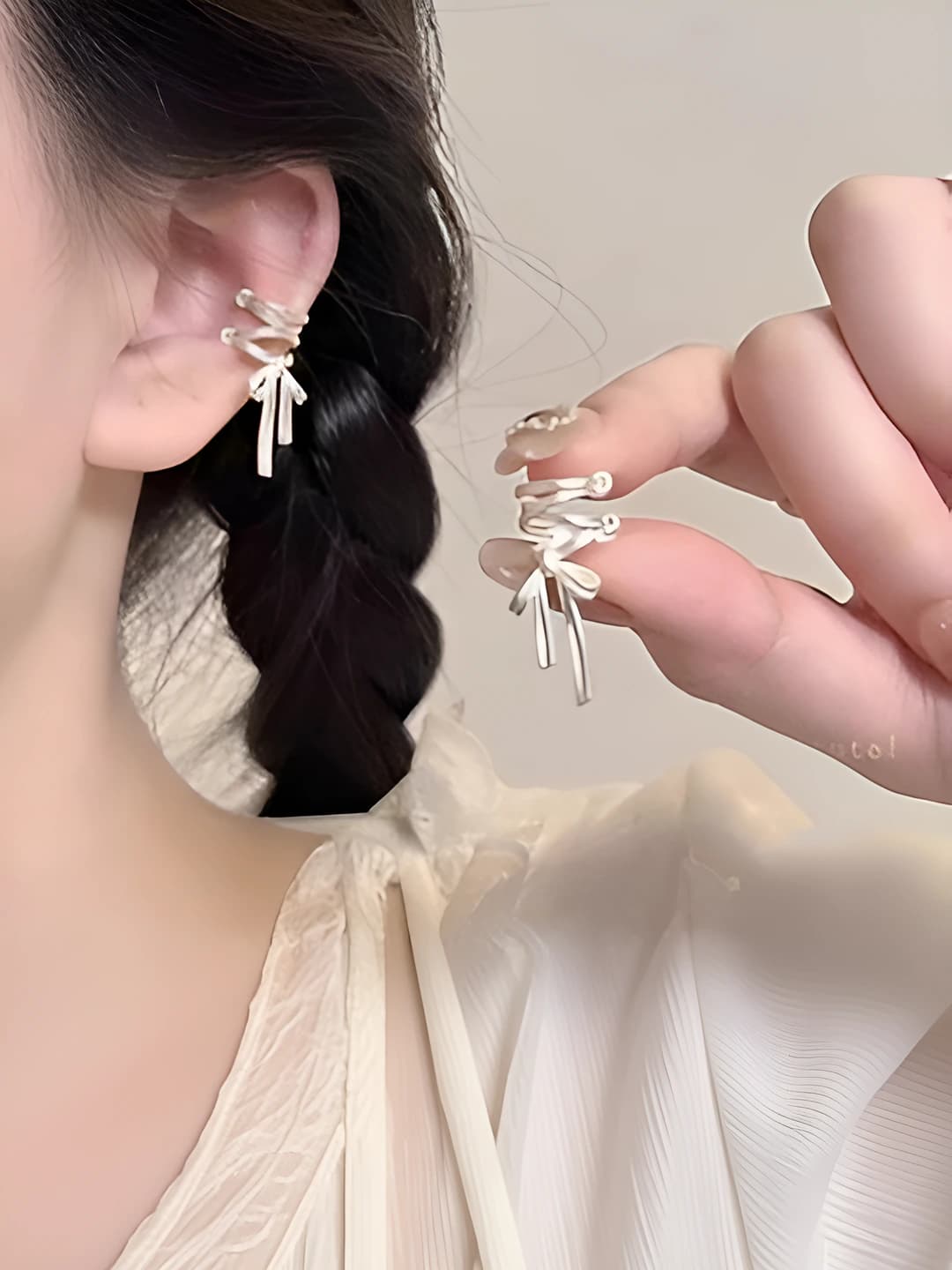 Ballet butterfly ear cuffs