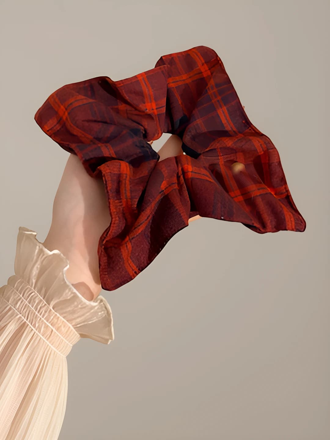 3# Red plaid